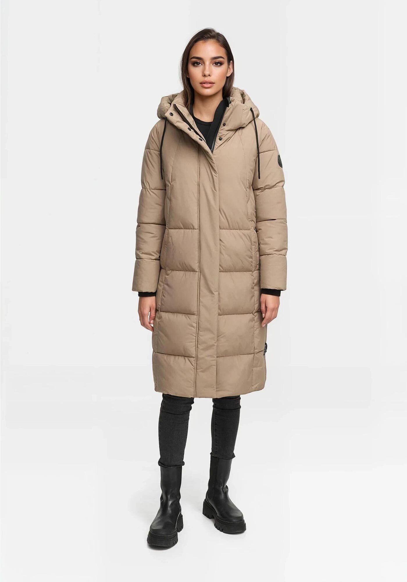 Marikoo Winterjacke »Marikoo TABIAA XVI Steppmantel N099«