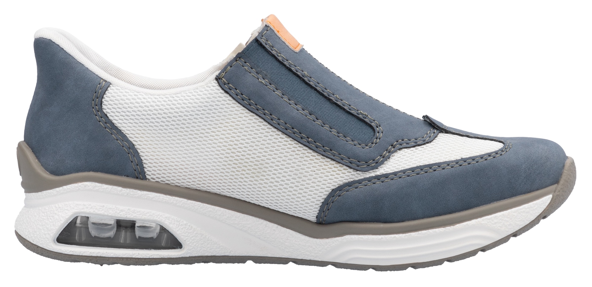 Rieker Slip-On Sneaker »Ready2GO«, Slipper, Halbschuh, Freizeitschuh mit seitlichem Reißverschluss