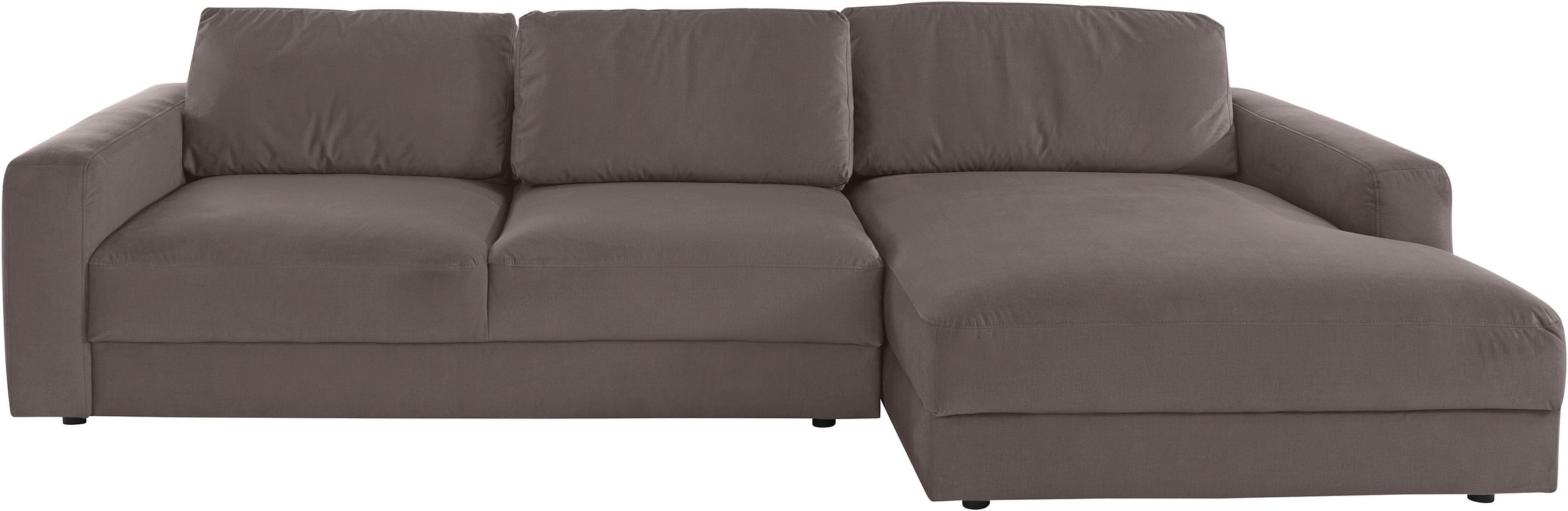 Places of Style Ecksofa »Bloomfield, L-Form«, extra tiefe Sitzfläche, wahlweise mit Sitztiefenverstellung