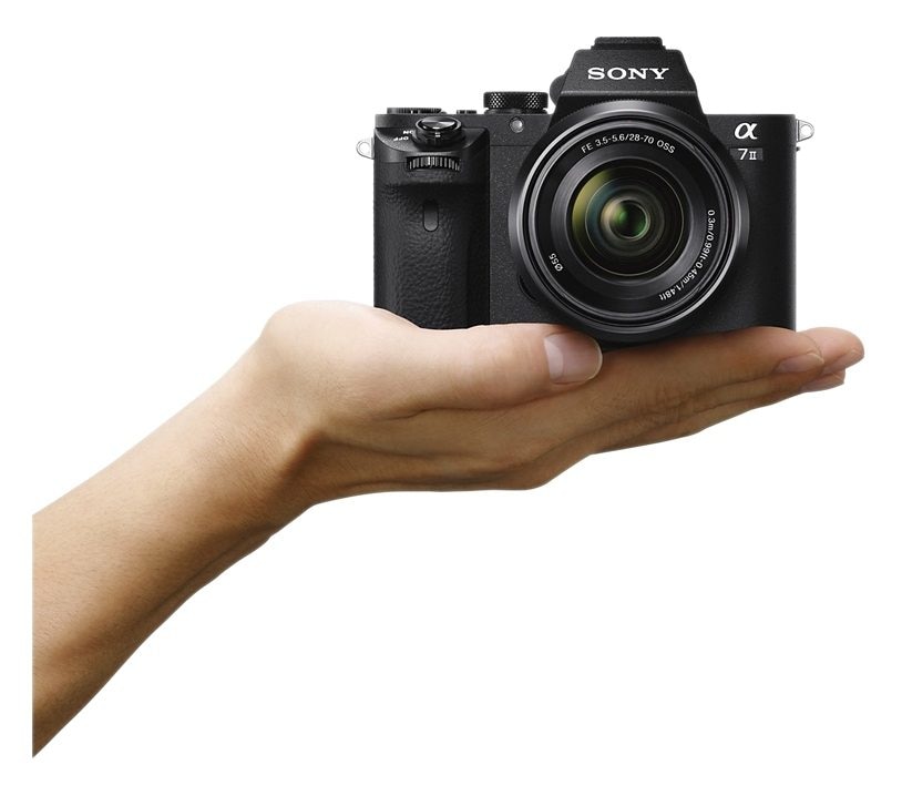 Sony Systemkamera »A7 II«, bei MP, Makroaufnahme SEL-2870, Gesichtserkennung, (Wi-Fi)-NFC, 24,3 HDR-Aufnahme, WLAN