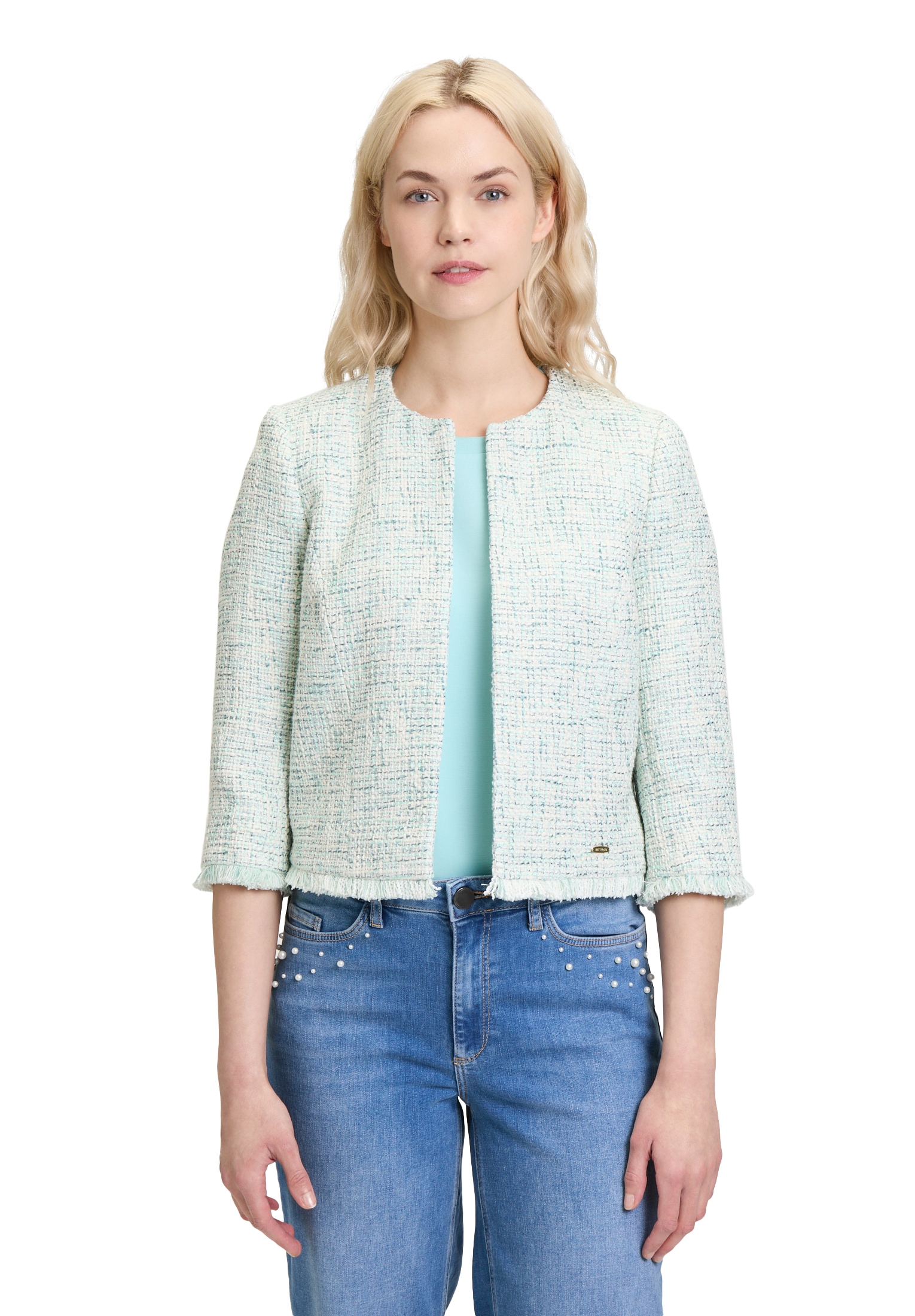 Betty&Co Bolerojacke »Bolero-Jacke mit 3/4 Arm«