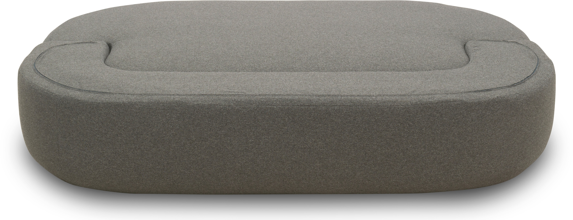 INOSIGN Schlafsofa »Denair oval Federkern, Bettsofa, organisches Design. Breite 208cm«, 2-Sitzer durch Klappen verwandeln in eine Liegefläche