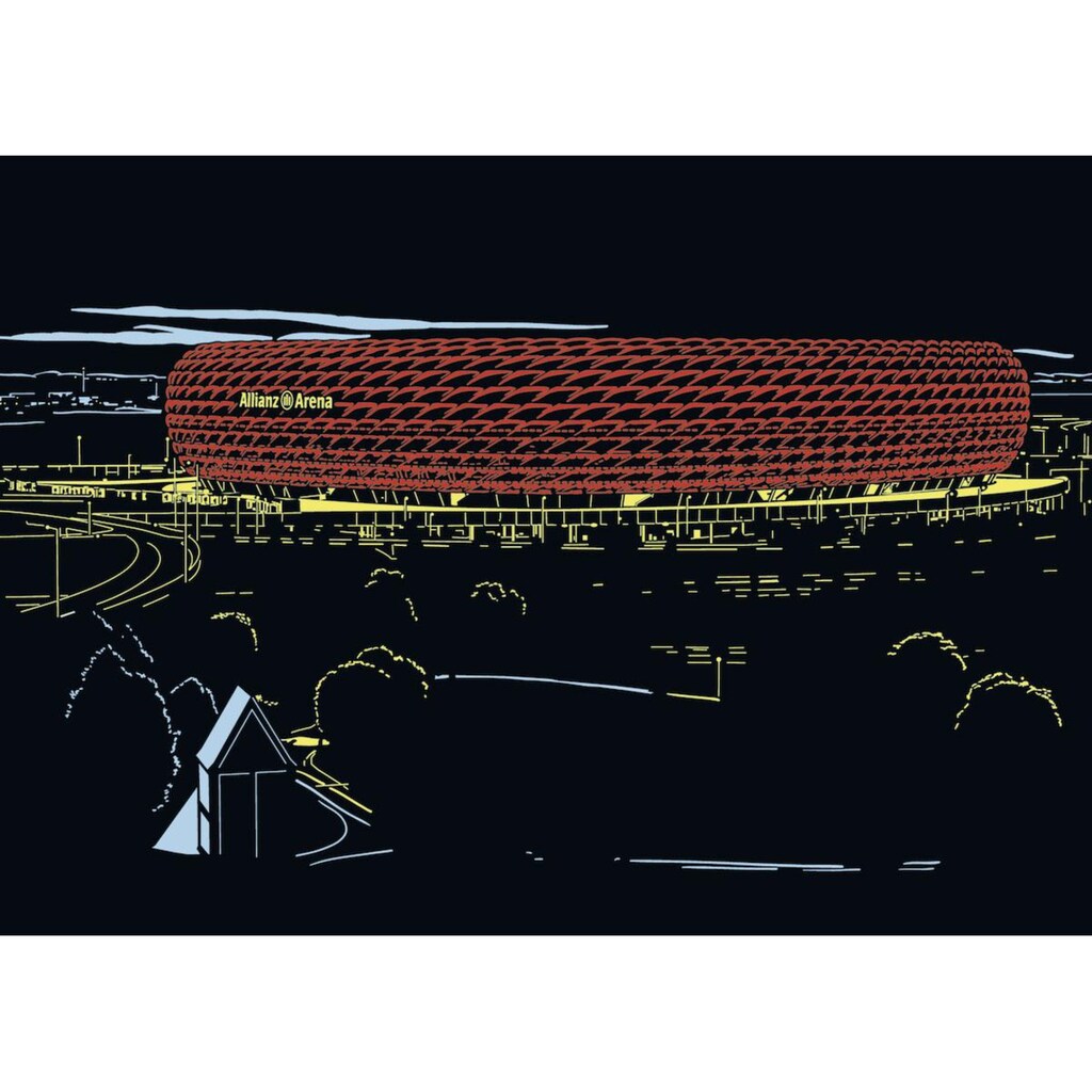 Ravensburger Puzzle »Color Star Line, Allianz Arena«