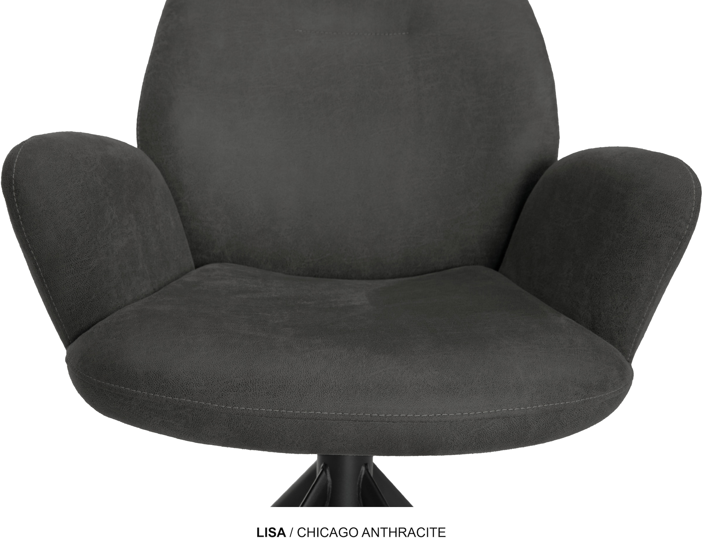 OMG Design Esszimmerstuhl »Lisa« (Set) 1 Stk.Drehstuhl mit auto-return, Armlehnenstuhl