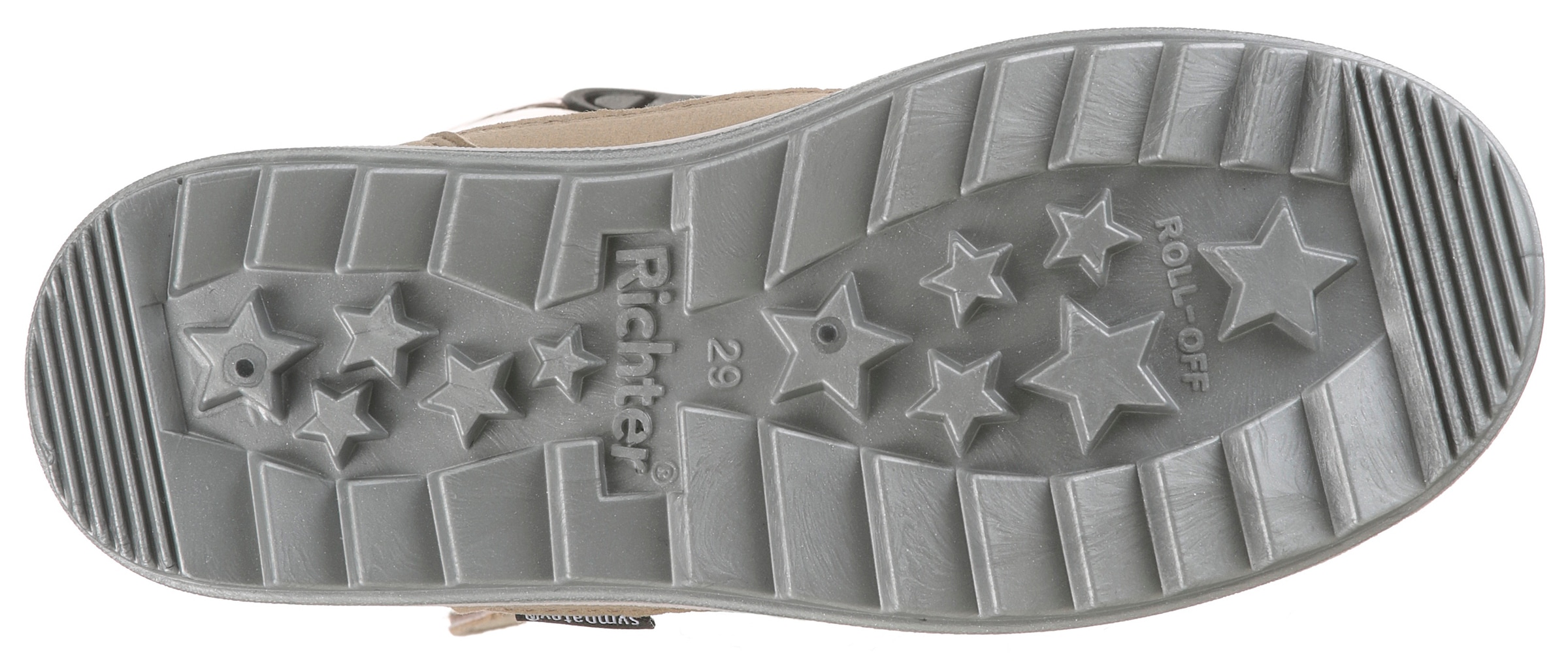 Richter Winterstiefel »Husky WMS: Weit«  Klettstiefel mit wasserdichtem Sympatex, Größenschablone zum Download