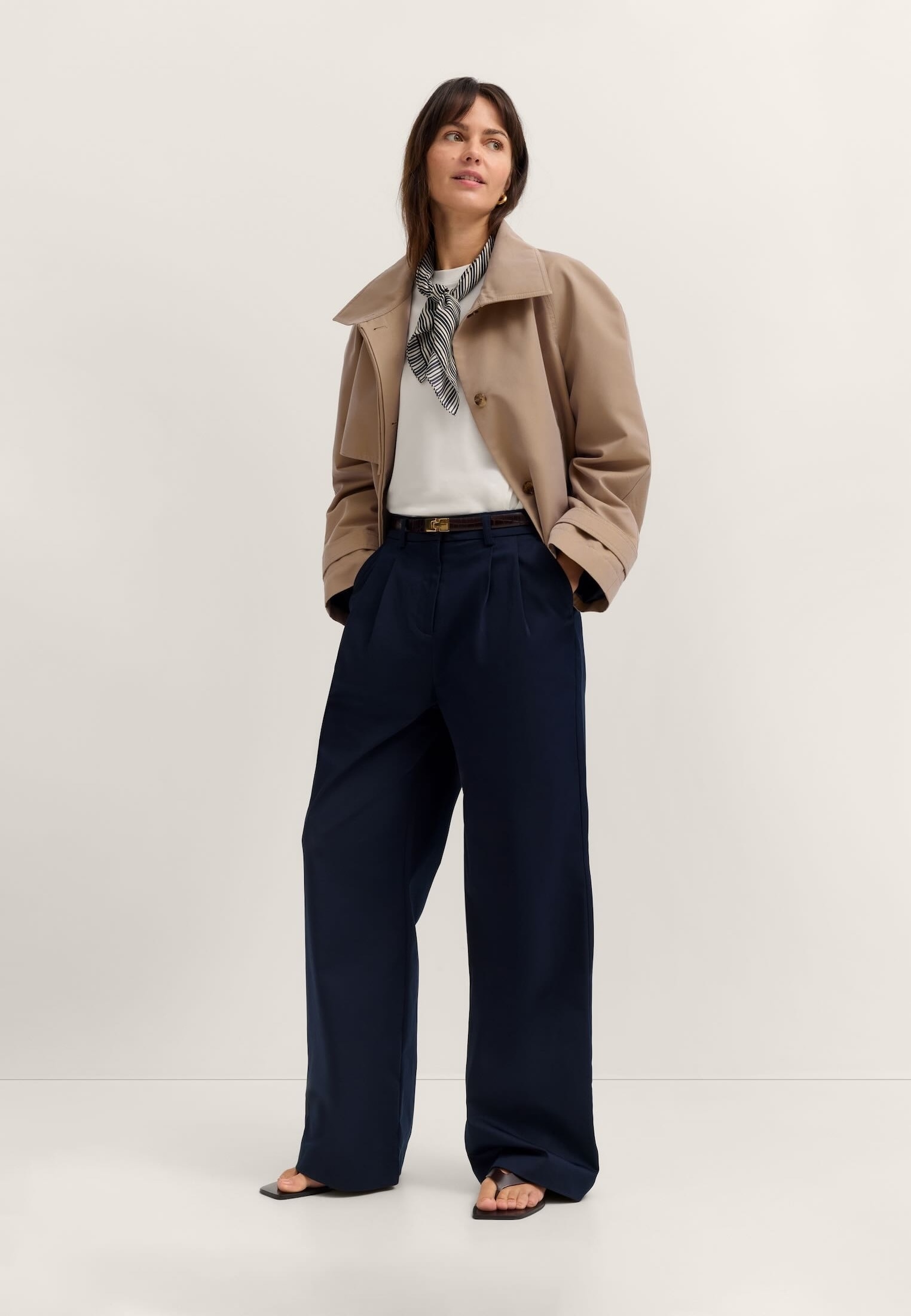 bugatti Kurzjacke »Regular Fit« kurzer Trenchcoat Style