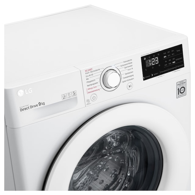 LG Waschmaschine »LG F4 WV 309S0«, F4WV309S0.ABWQWDG, 9 kg, 1400 U/min mit  3 Jahren XXL Garantie