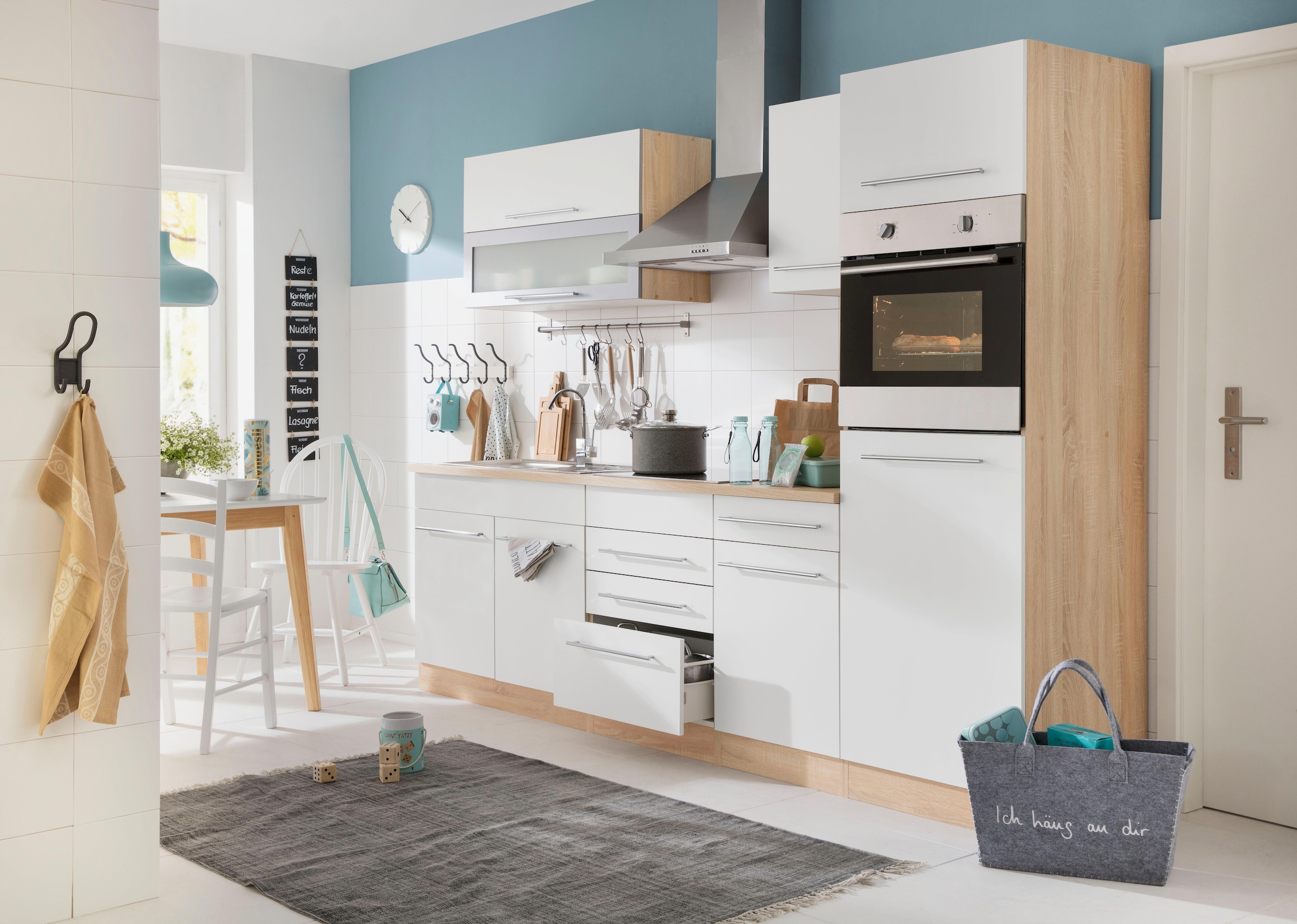 KOCHSTATION Küchenzeile »KS-Eton«, ohne E-Geräte, Breite 270 cm
