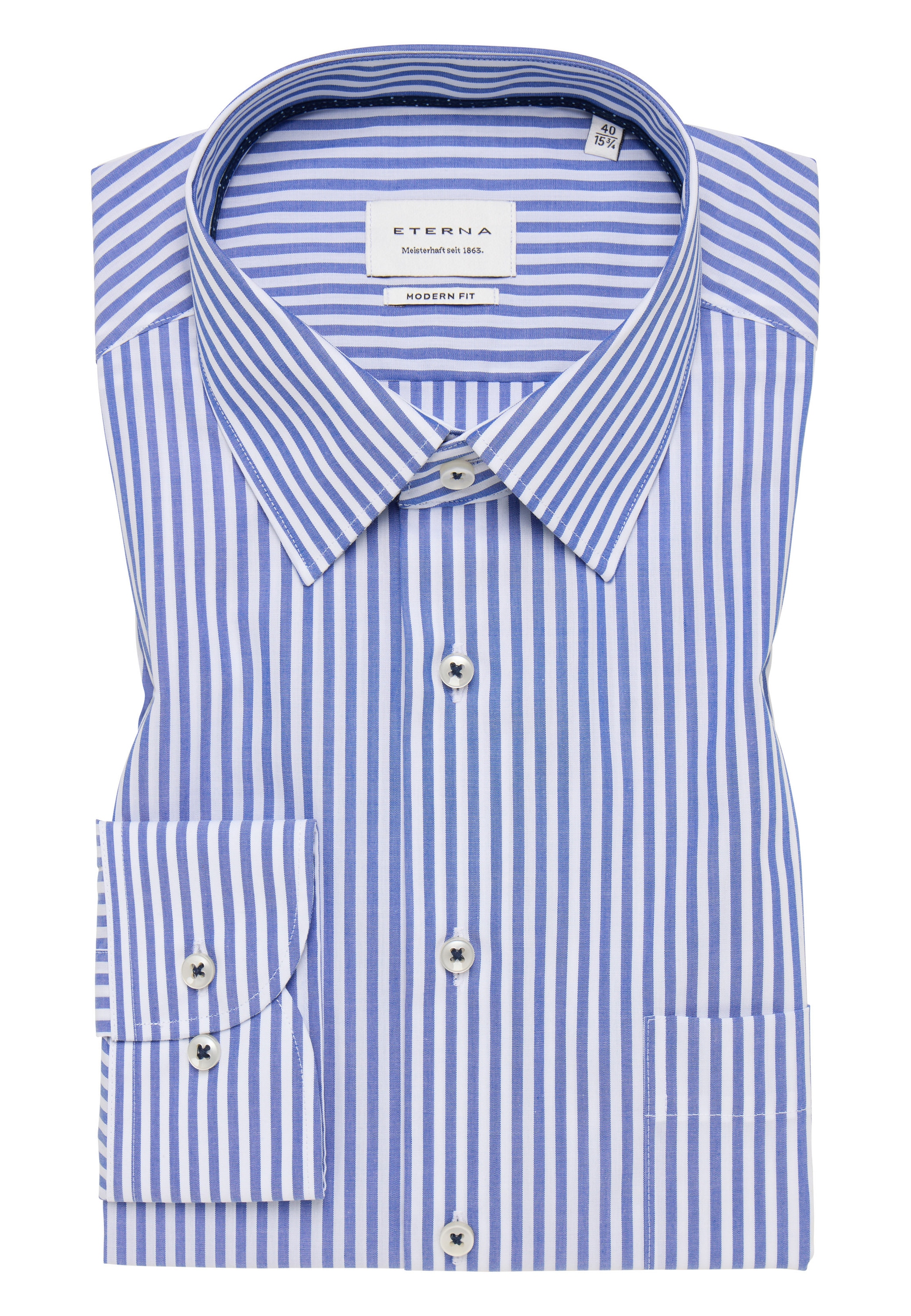 Eterna Langarmhemd »MODERN FIT«, NON IRON (bügelfrei)