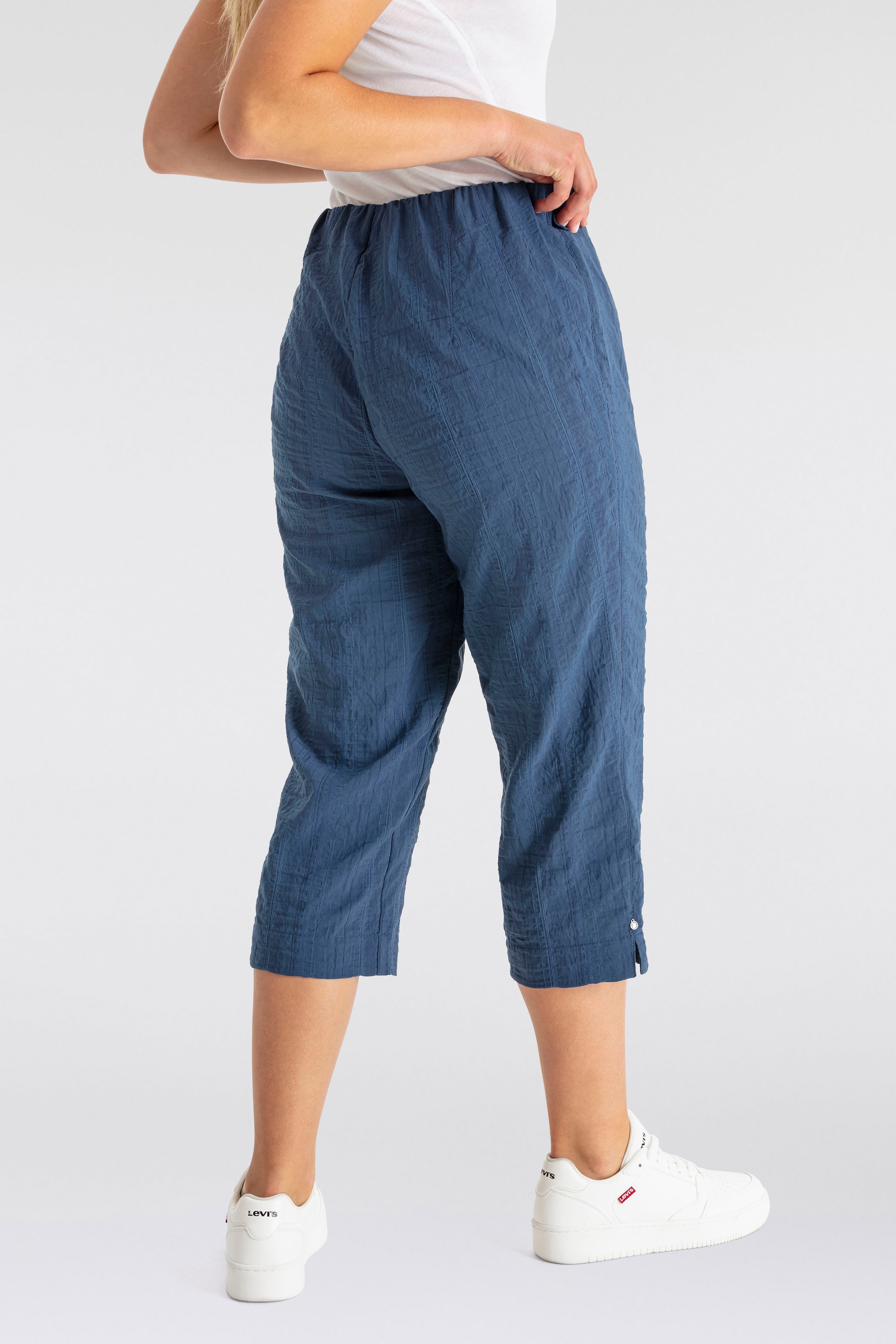 KjBRAND Caprihose »Susie Capri Wash & Go«, Sommerhose bügelfrei