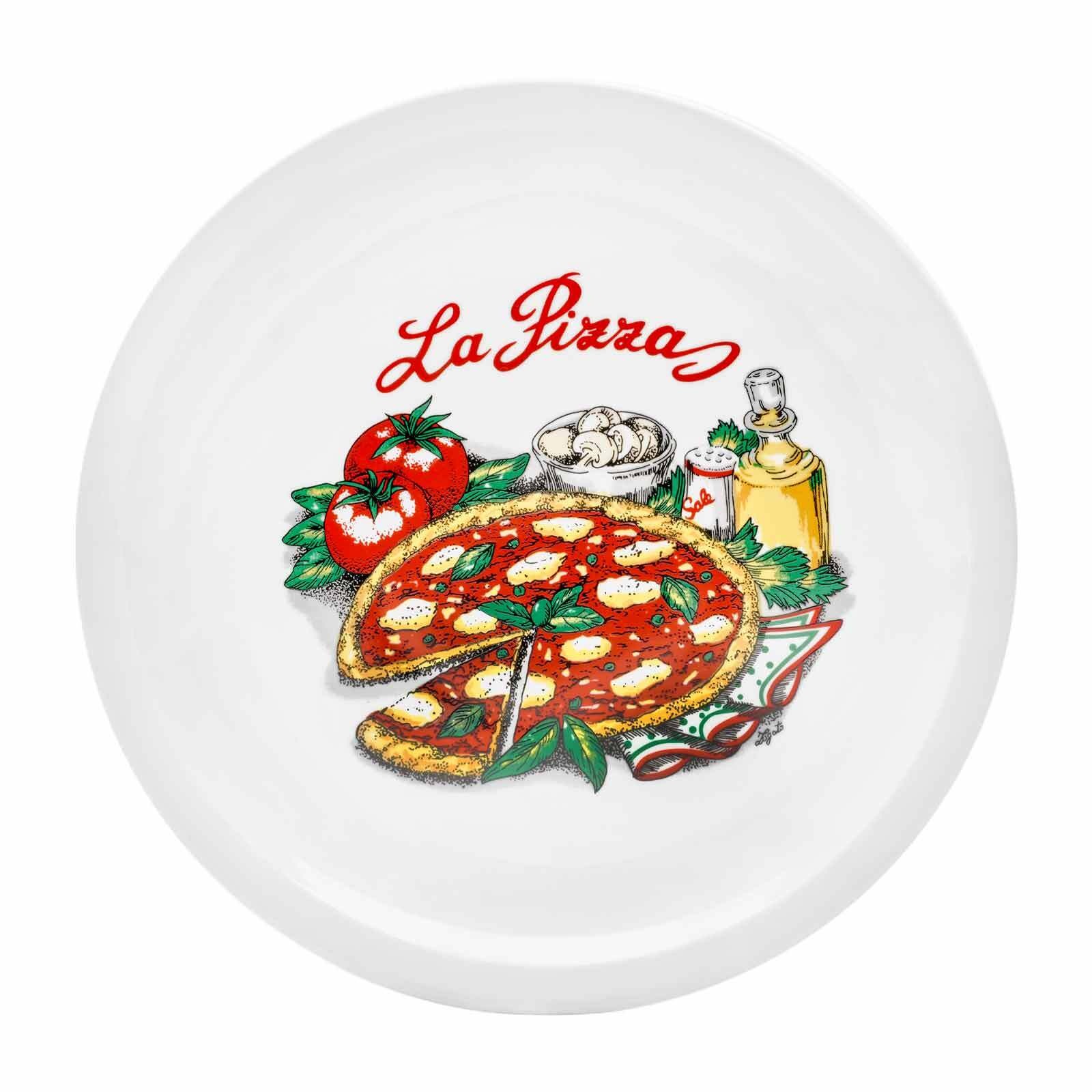 van Well Pizzateller »Pizzateller Napoli & Margherita ø 30,5 cm 6er Set bunt«