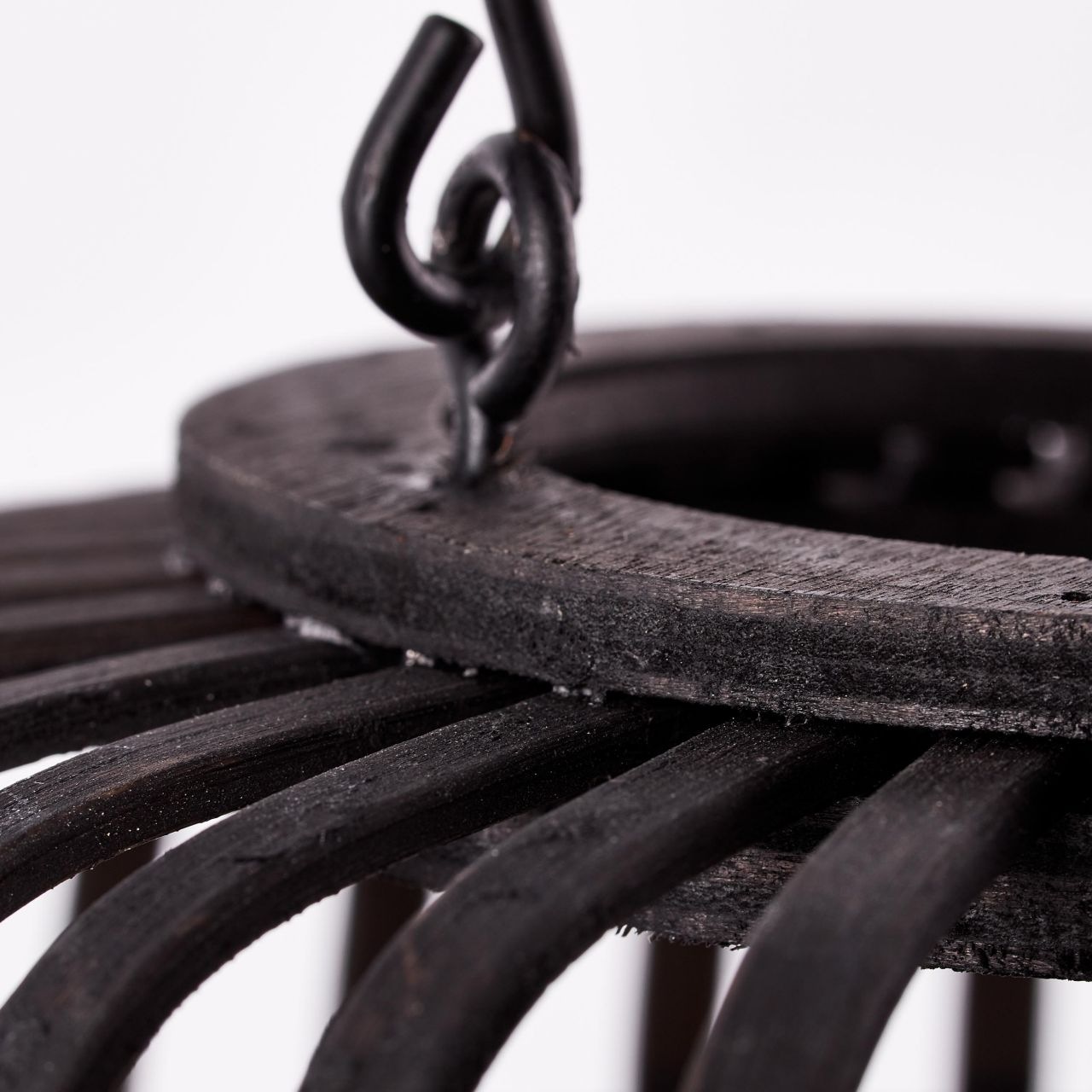 Brilliant Tischleuchte »Woodrow« E27 1 Stk. 27cm holz dunkel/schwarz