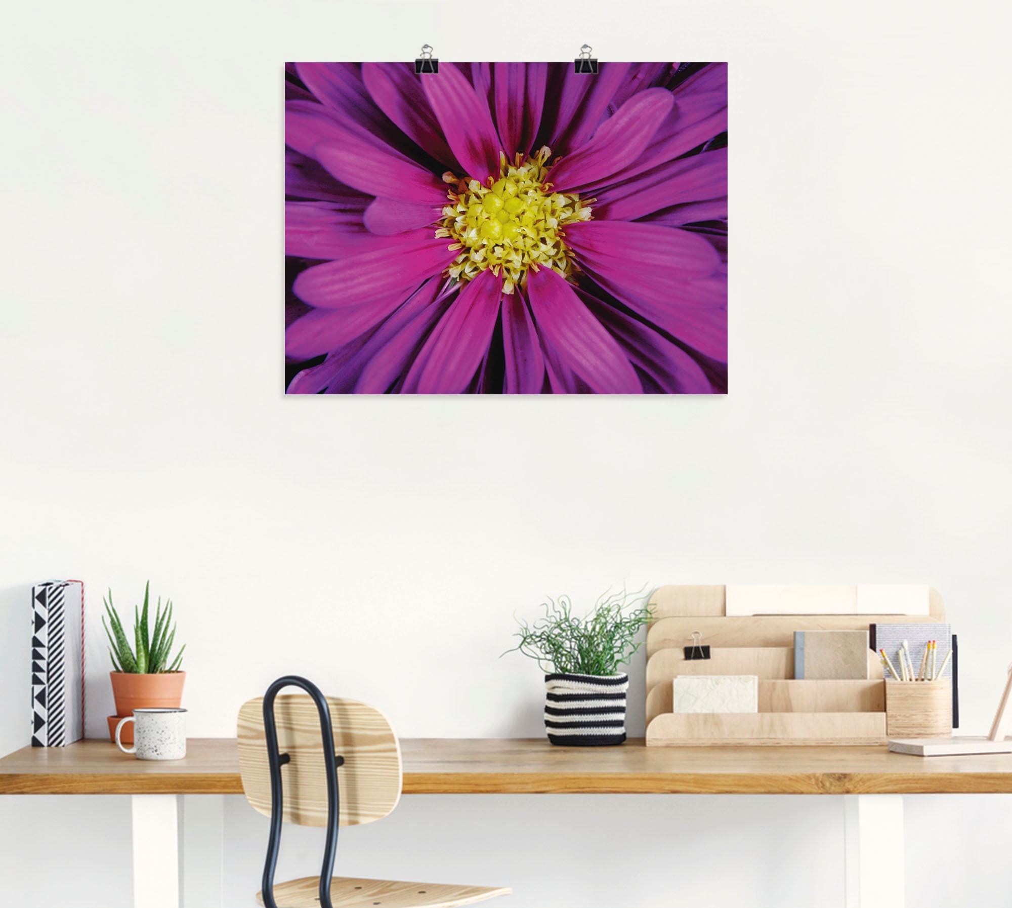 Artland Wandbild »Lila Dahlie«, Blumenbilder, (1 St.), als Alubild, Leinwandbild, Wandaufkleber oder Poster in versch. Größen