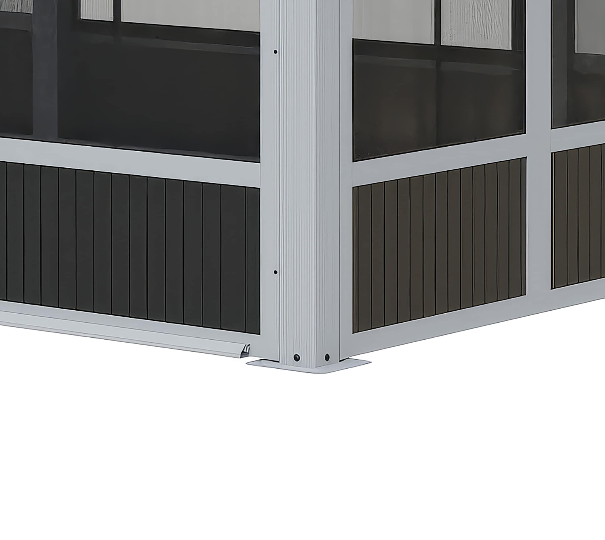 Sojag Pavillon »Olan 1017 Grau -Schwarz« 310x529,5x291cm