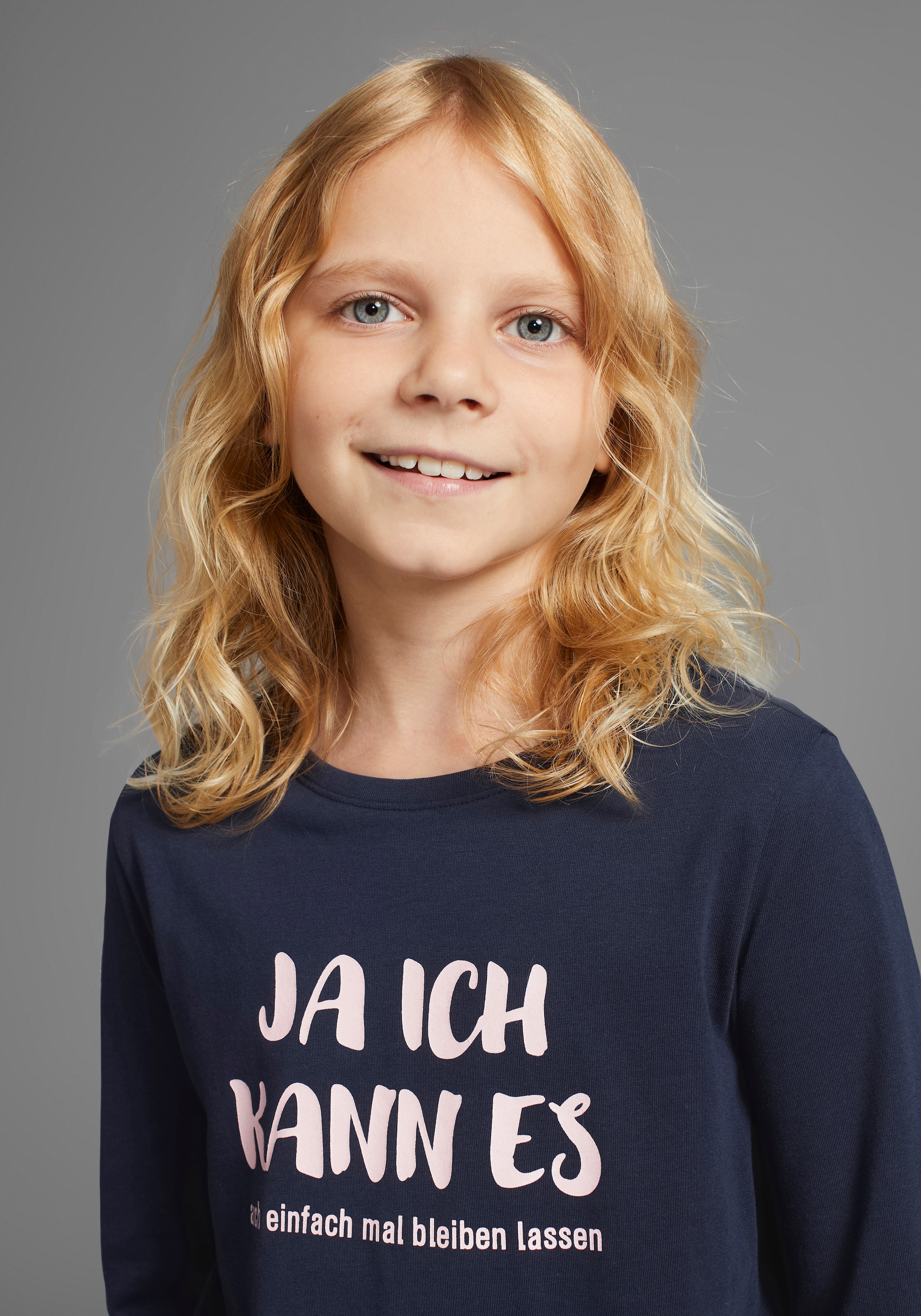 KIDSWORLD Langarmshirt »Ja ich kann es ... - Spruch«, Sprücheshirt für Mädchen