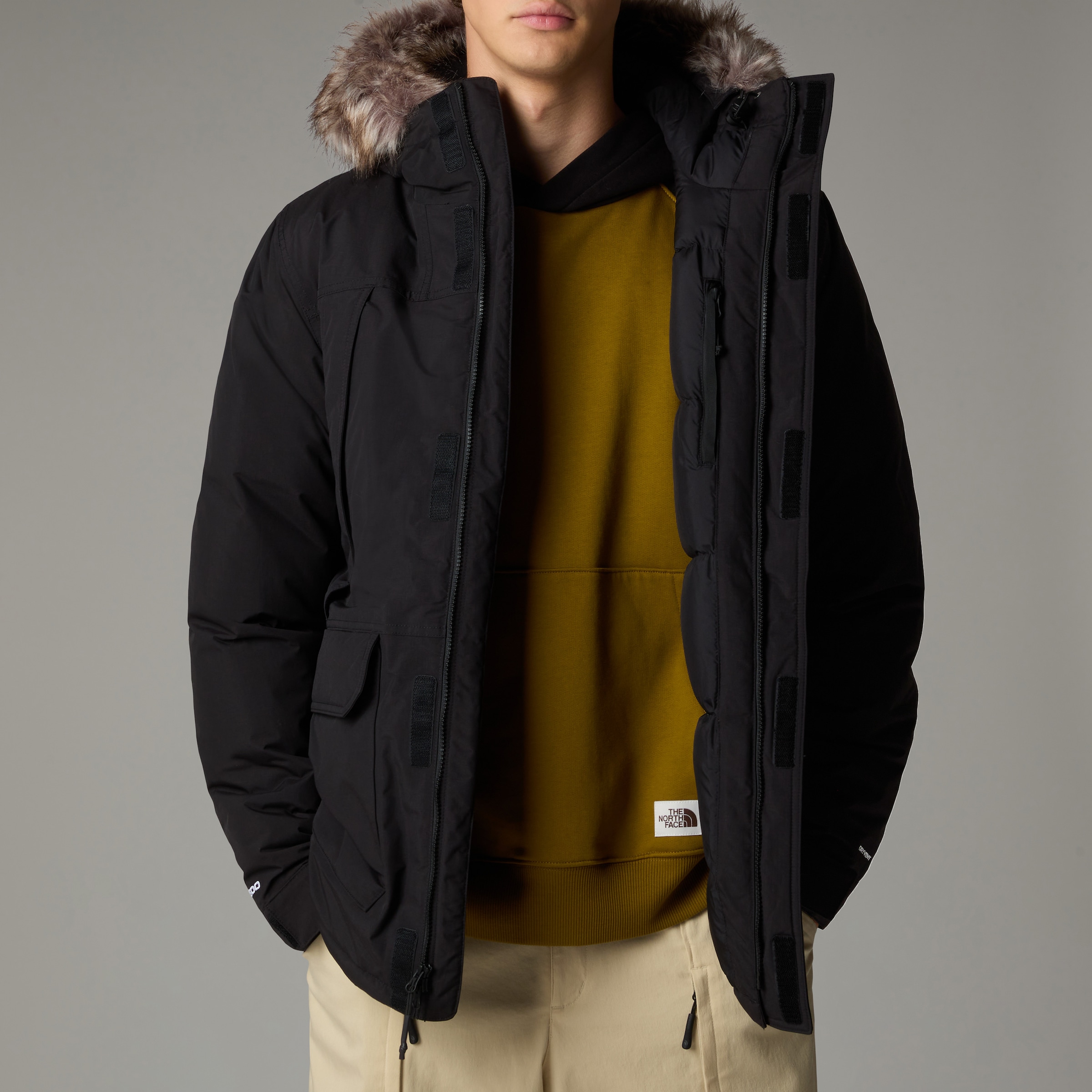 The North Face Funktionsparka »M MCMURDO PARKA«, (1 St.), mit Kapuze, mit Logostickerei