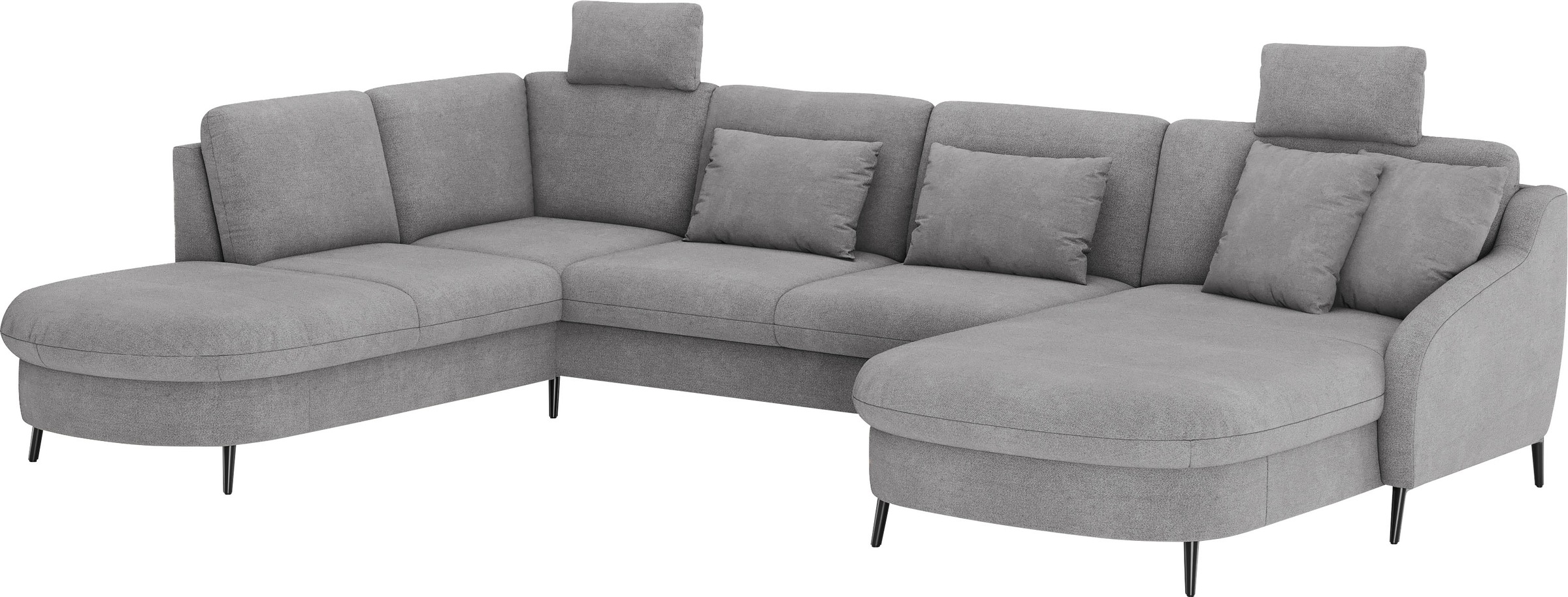 sit&more Wohnlandschaft »Soul U-Form«, wahlweise mit Bettfunktion und Bettkasten oder Schubkasten