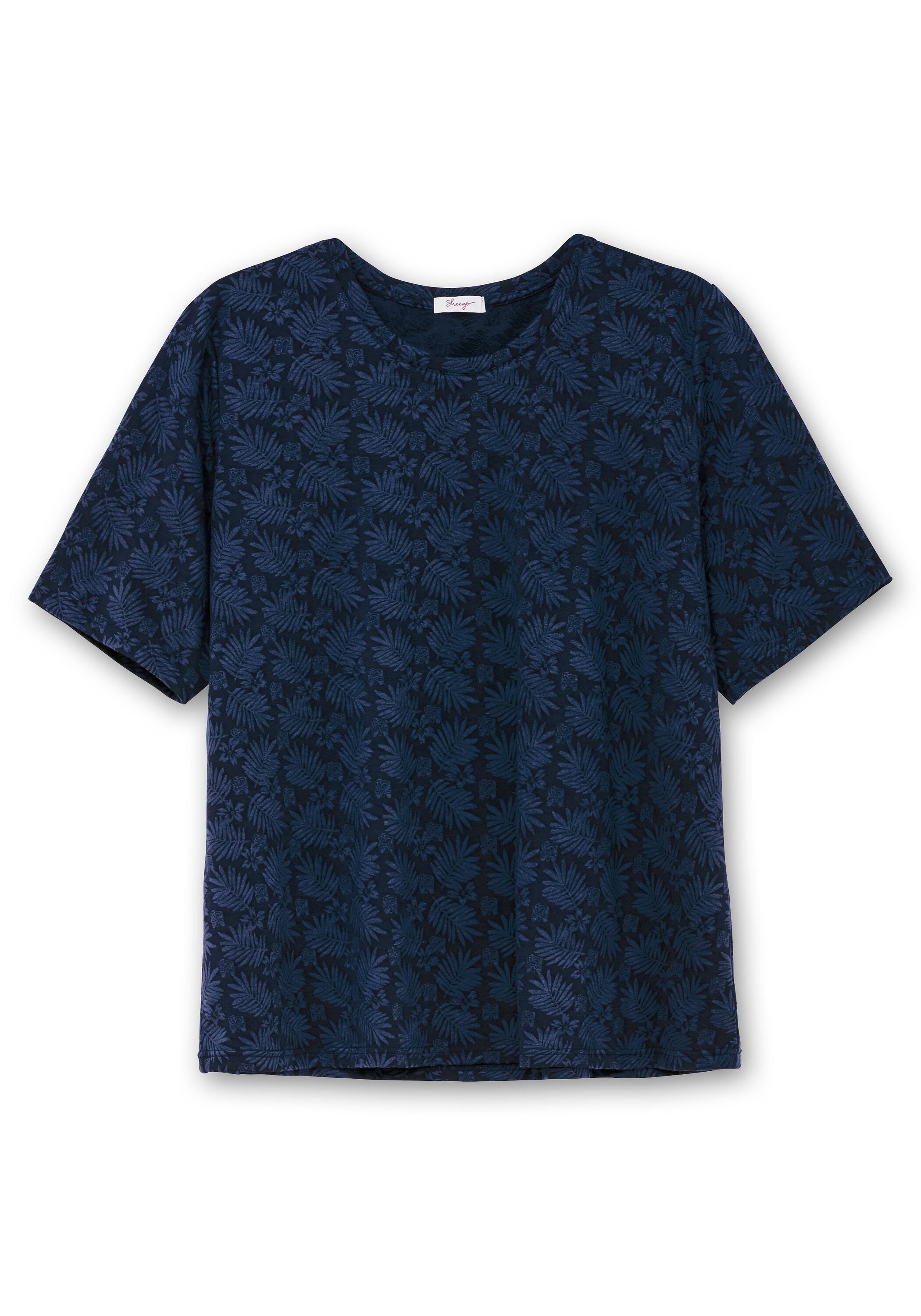 Sheego T-Shirt »Shirt mit Alloverprint, leicht tailliert«