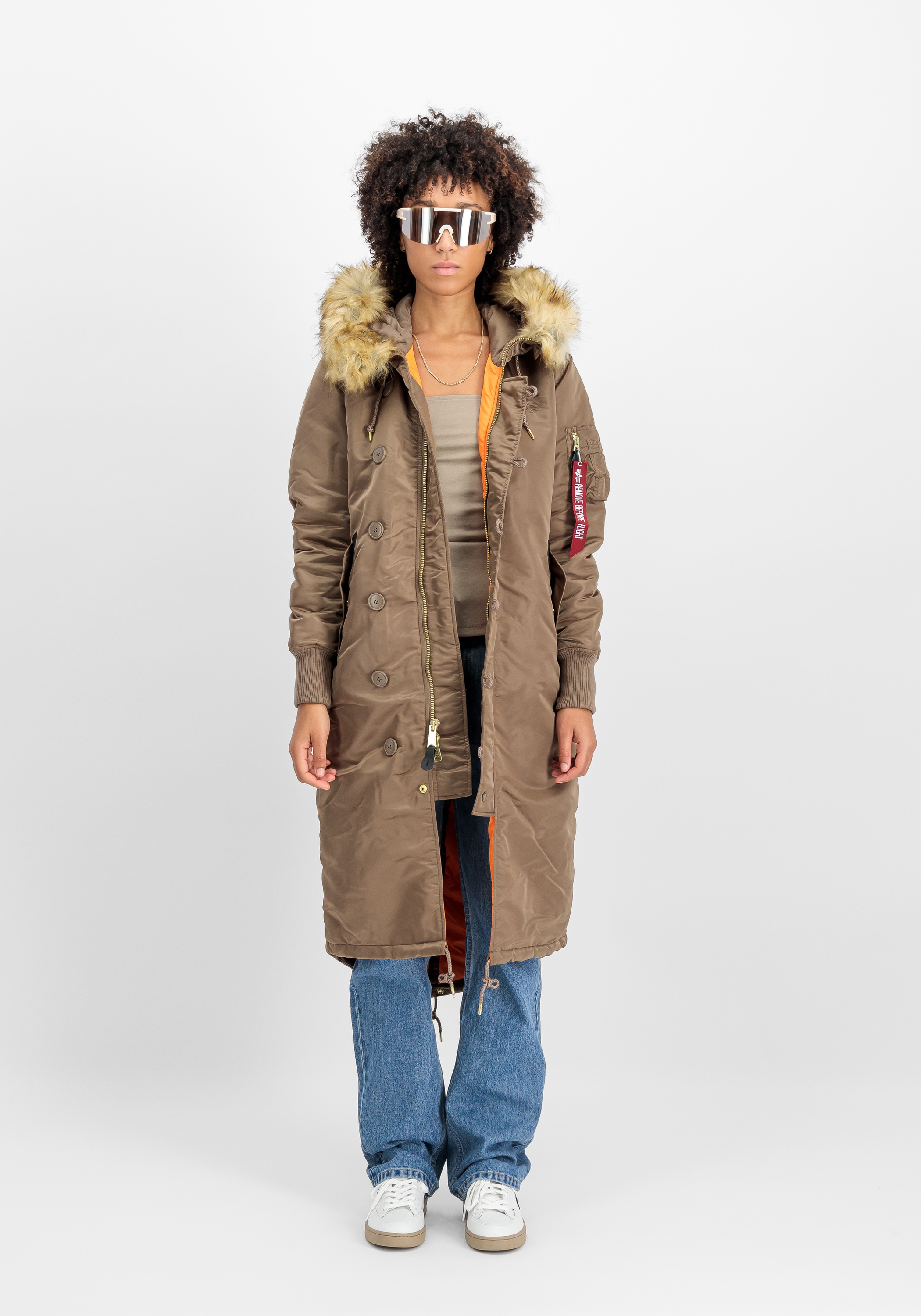 Alpha Industries Winterjacke »Alpha Industries Women - Cold Weather Jackets Long Fishtail W«