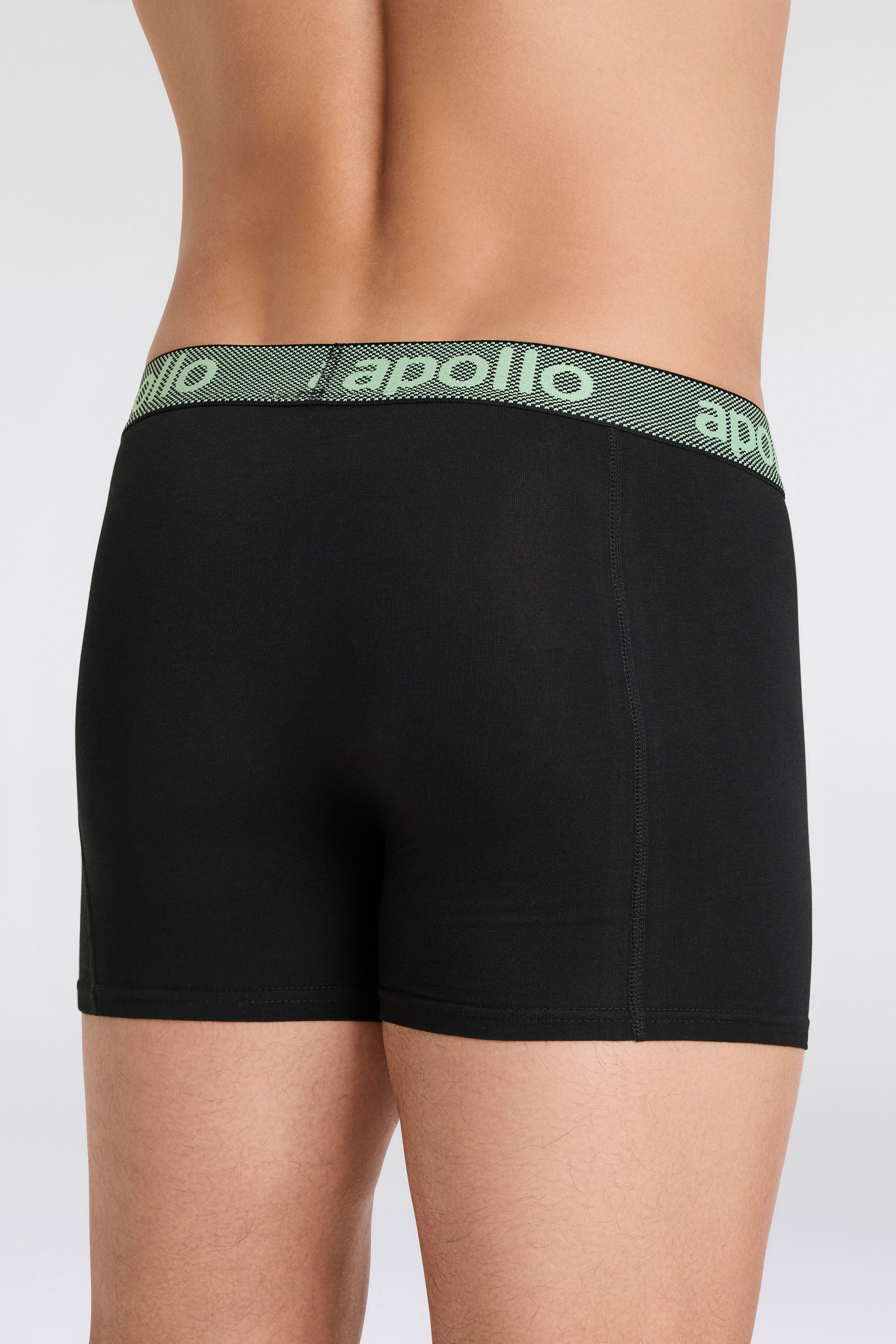 Apollo Boxer »MEN BOXERSHORTS«, (3er Pack), mit hohem Baumwollanteil, elastisch und gut an den Körper anpassend