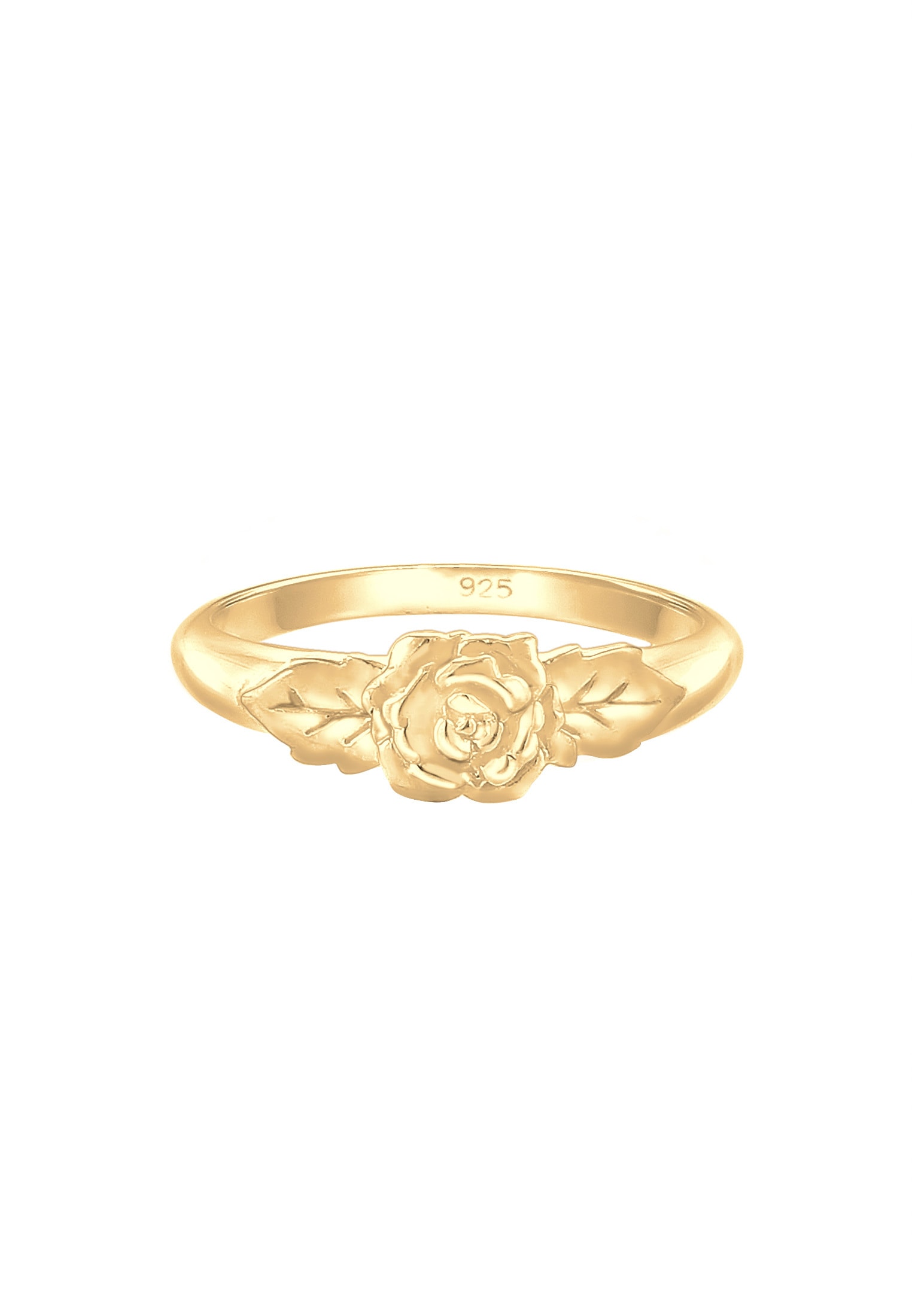 Elli Silberring »Ring Rosenblüte Blume Vintage Look Trend 925 Silber«