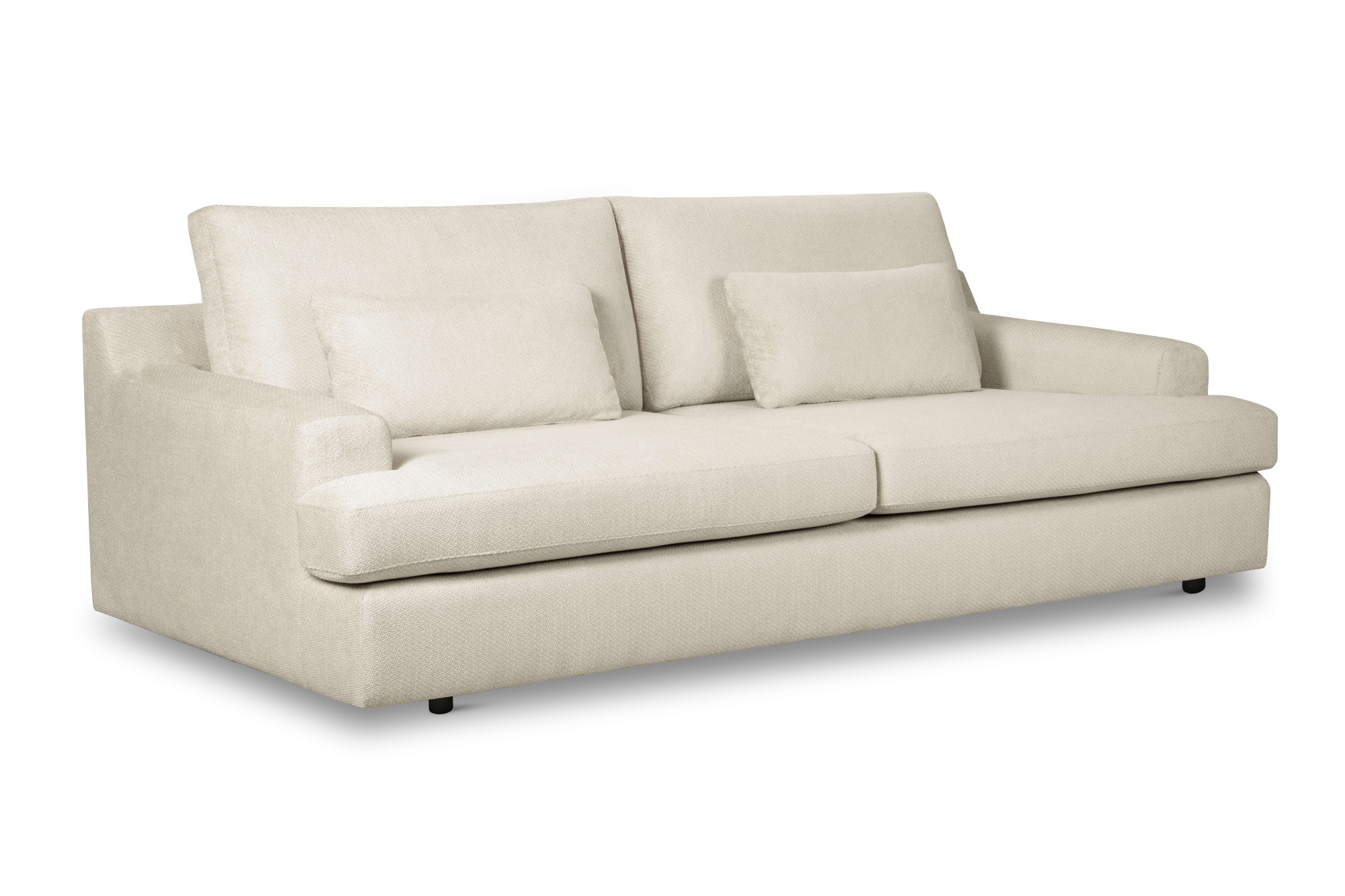 Home affaire Big-Sofa »Evelle 3 Sitzer Maxi« 237 cm, tiefe Sitzfläche, Lounge-Sitzkomfort, Struktur, Breitcord