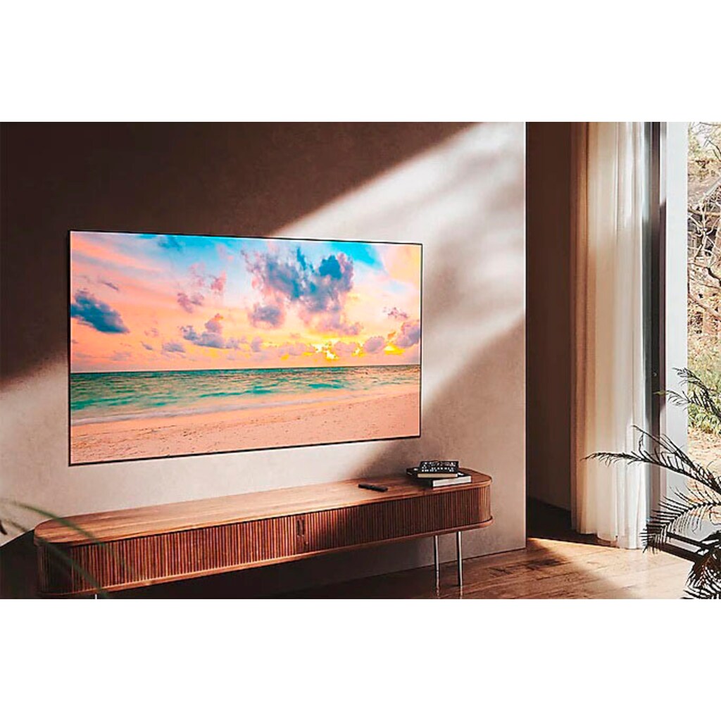 Samsung QLED-Fernseher »75" Neo QLED 4K QN95B (2022)«, 189 cm/75 Zoll, Smart-TV, Quantum Matrix Technologie mit Neural Quantum 4K,HDR 2000,UHD Plus