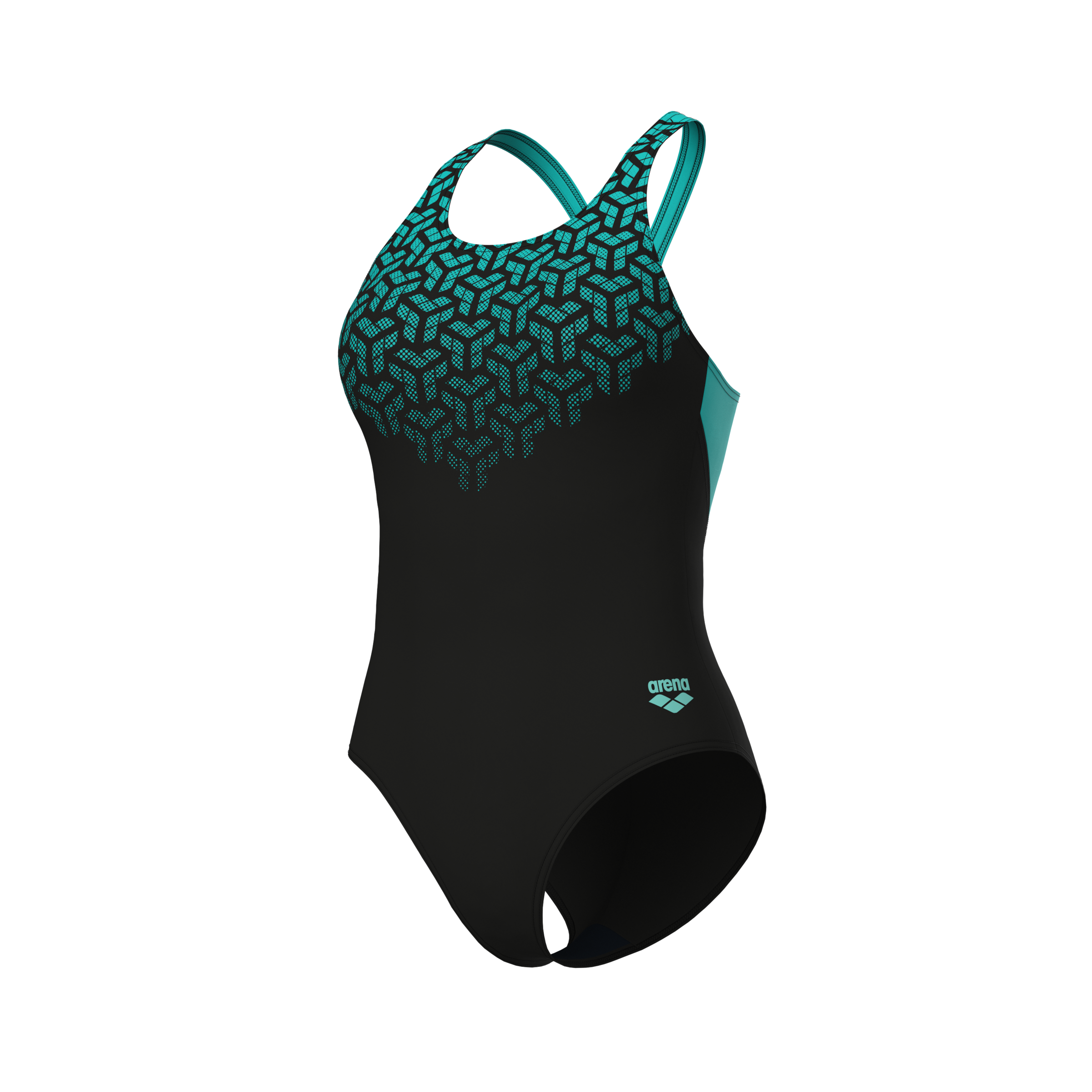 Arena Badeanzug »WOMEN'S ARENA KIKKO V SWIMSUIT V BACK GRAPHIC« 1 Stk. tlg. mit UV-Schutz UPF 50+