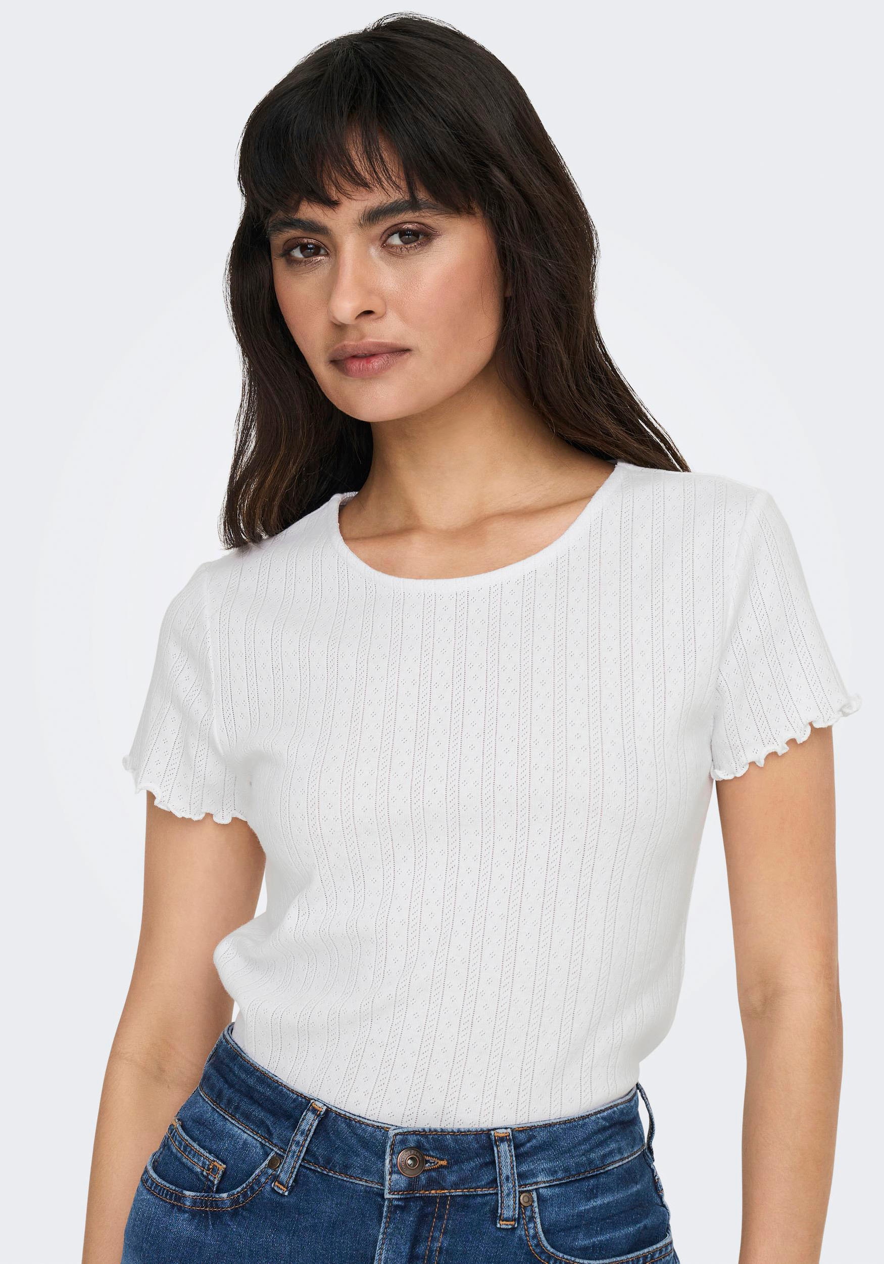 ONLY Kurzarmshirt »ONLCARLOTTA S/S TOP JRS NOOS«