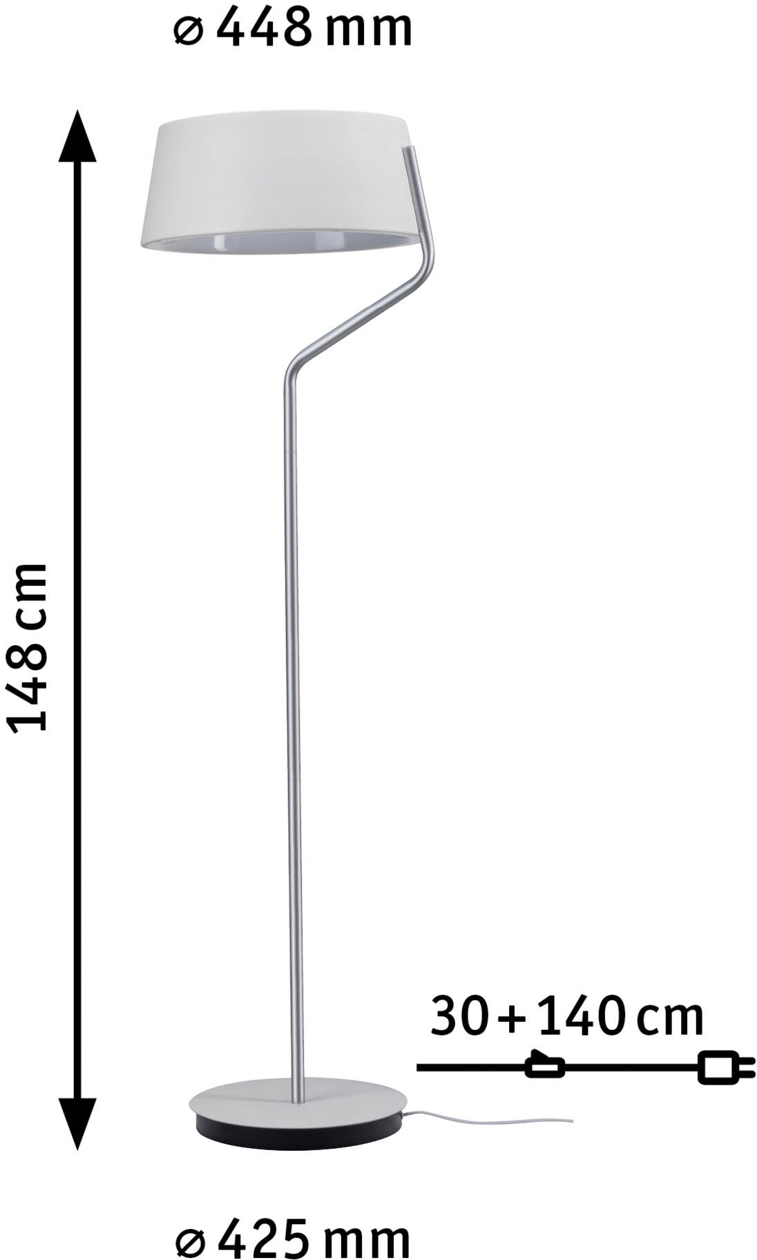 Paulmann LED Stehlampe »Belaja«, 1 flammig