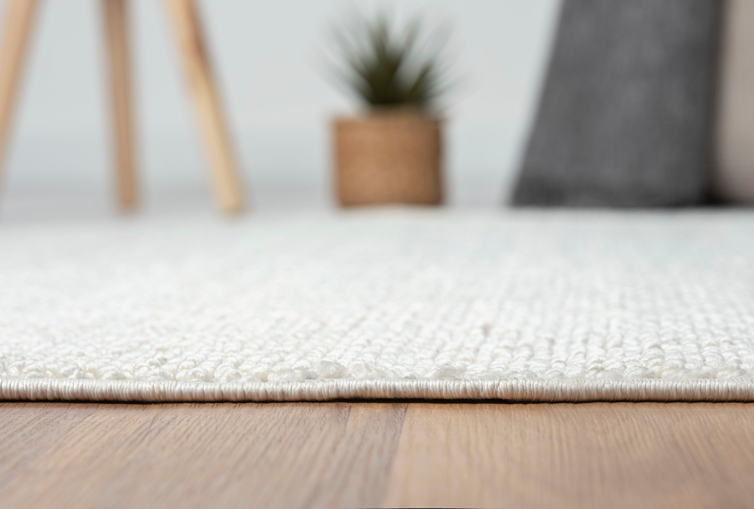 Myflair Möbel & Accessoires Teppich »Ava«, rund, 7 mm Höhe, Uni Farben, meliert, Sisal-Optik, auch in rechteckig erhältlich