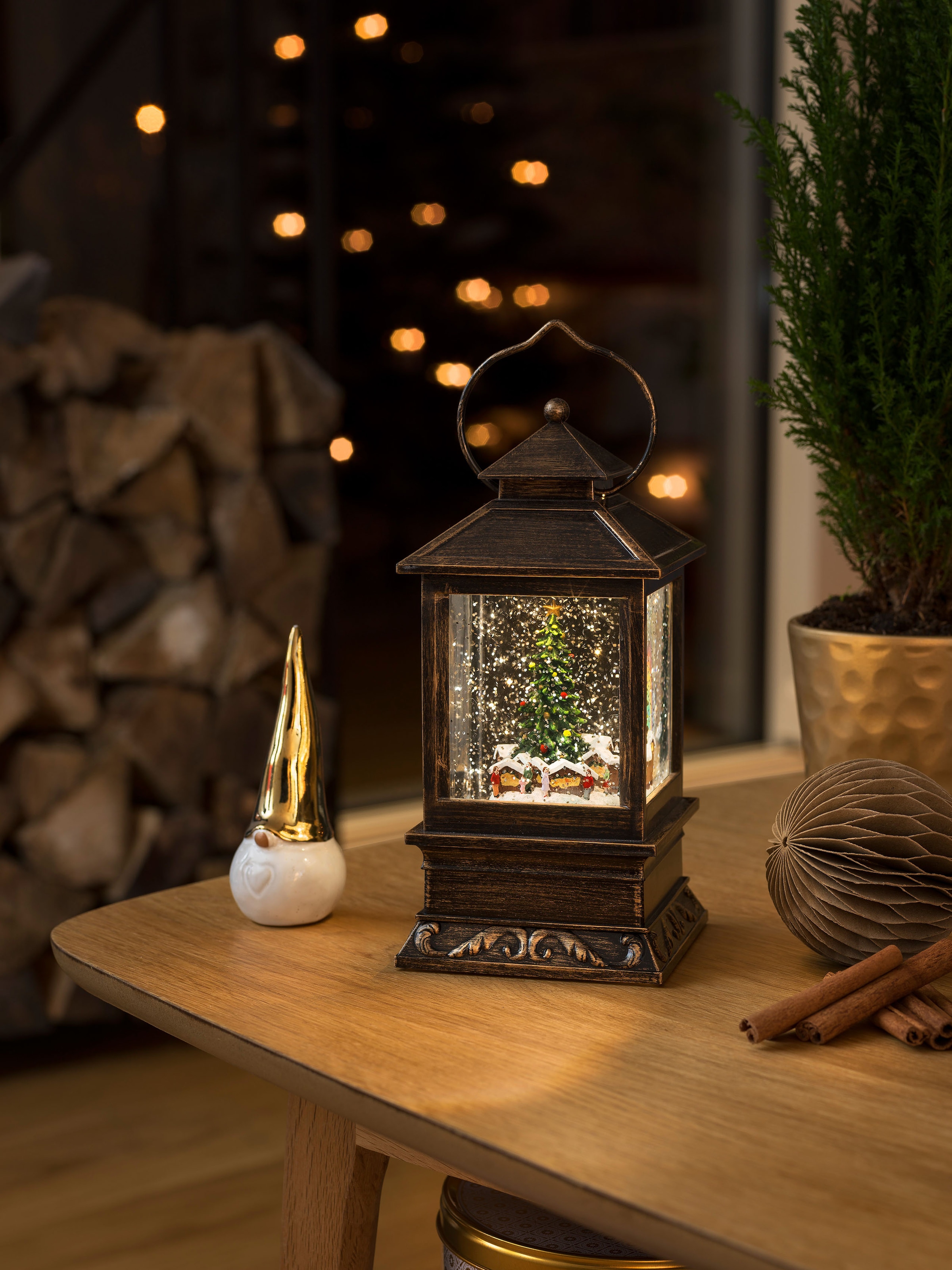 KONSTSMIDE LED Dekolicht »Weihnachtsdeko«, 1 flammig-flammig, LED  Schneelaterne Weihnachtsmarkt für den Innenbereich, wassergefüllt online  kaufen | mit 3 Jahren XXL Garantie