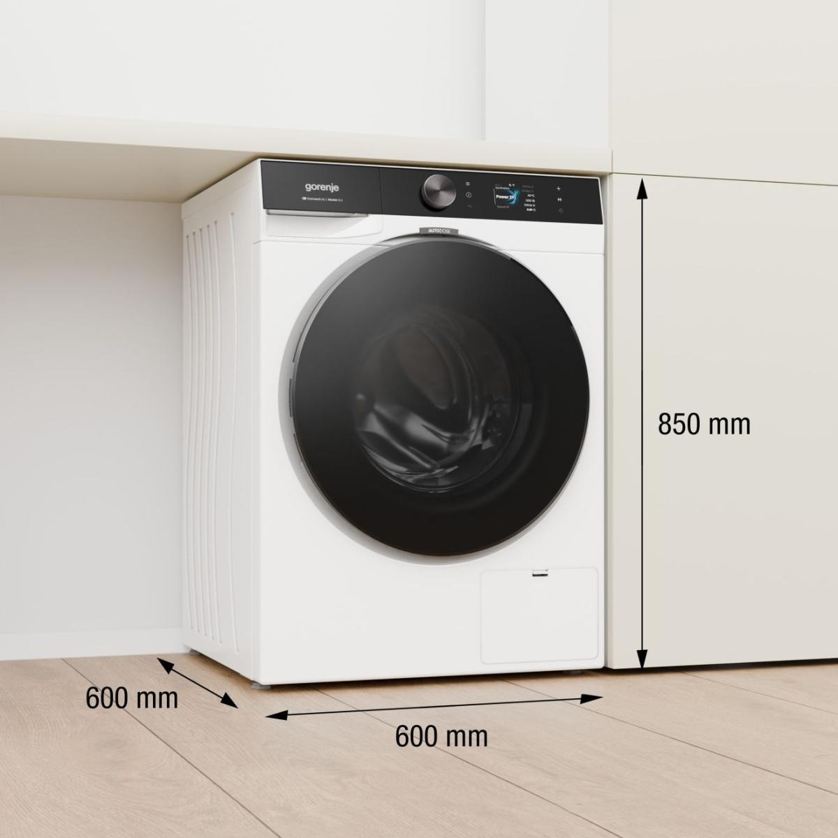 GORENJE Waschmaschine G800 »WG814A5T4« 10 kg 1400 U/min 50% besser als Energieklasse A, farbiges TFT-Display, Auto-Dosierung