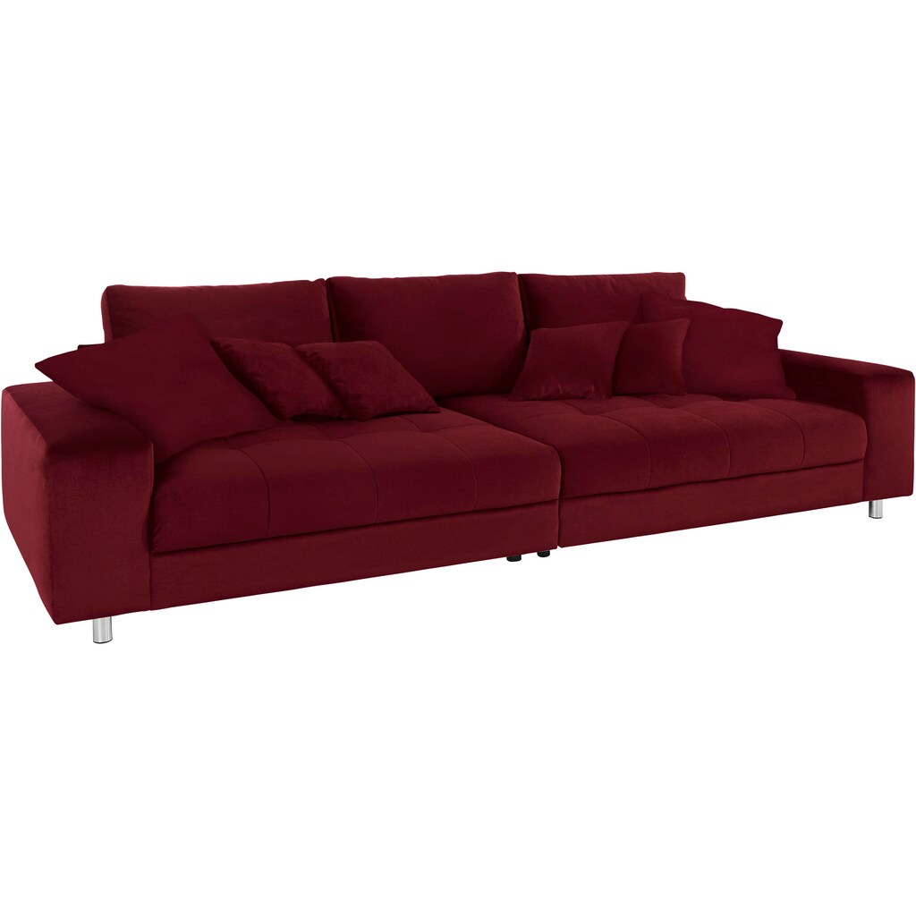Mr. Couch Big-Sofa, wahlweise mit Kaltschaum (140kg Belastung/Sitz) und RGB-LED-Beleuchtung