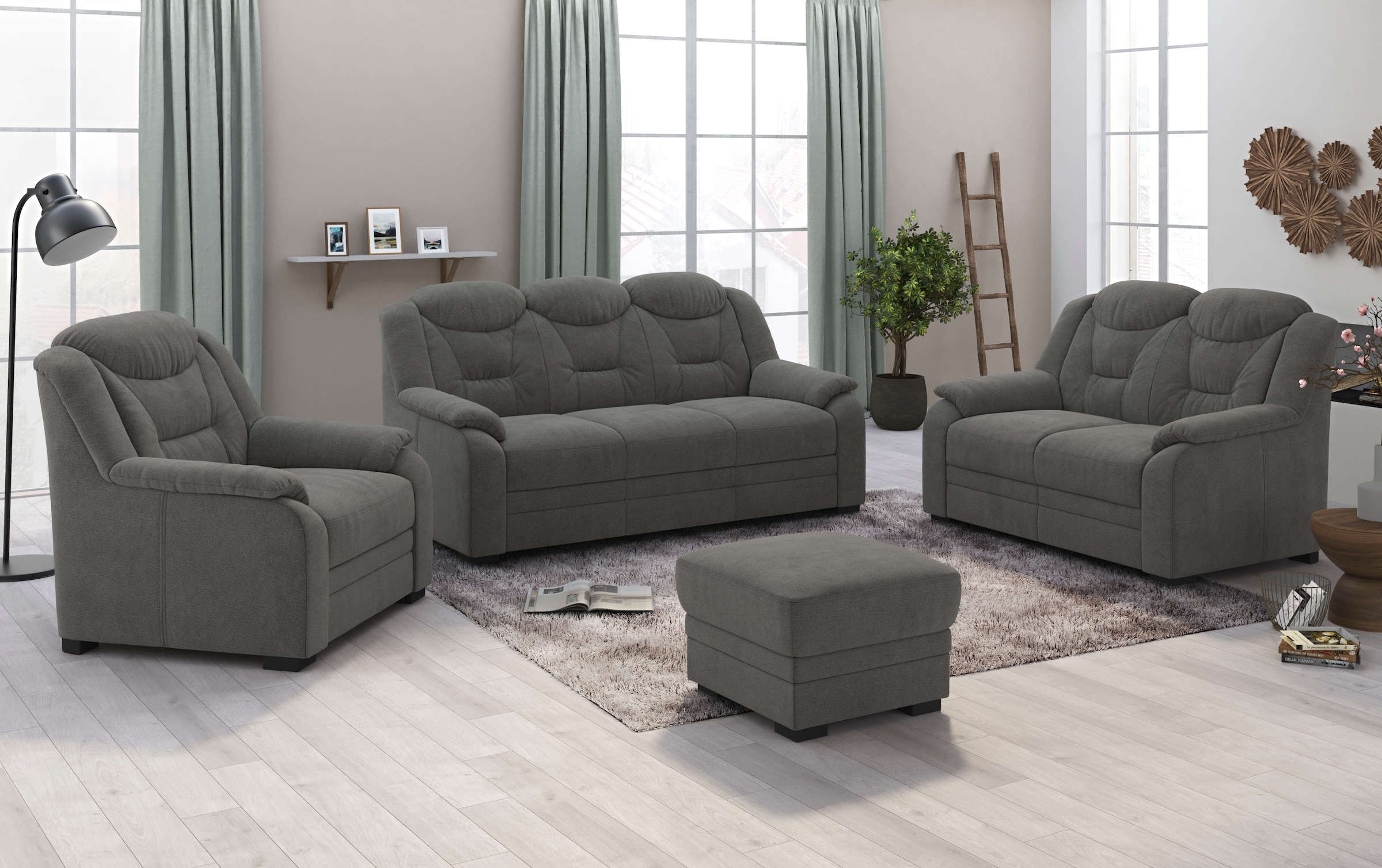 COTTA 3-Sitzer »Marcus«, Sofa mit hoher Rückenlehne