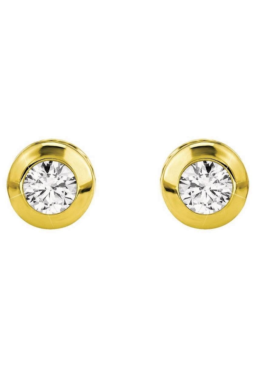 Amor Paar Ohrstecker »9979301« mit Zirkonia (synth.)