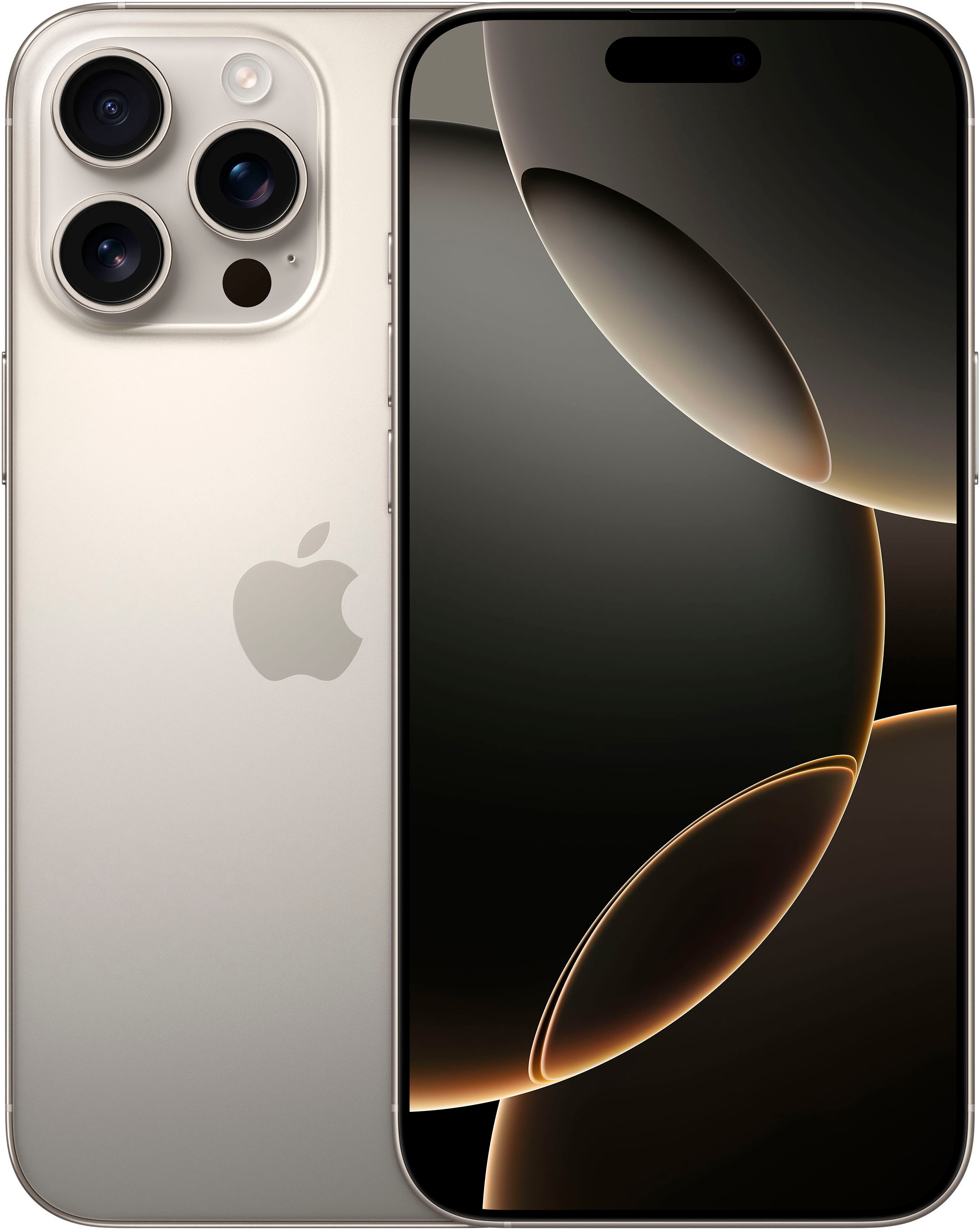 Apple Smartphone »iPhone 16 Pro Max«, Titan Natur, 17,4 cm/6,9 Zoll, 256 GB Speicherplatz, 48 MP Kamera