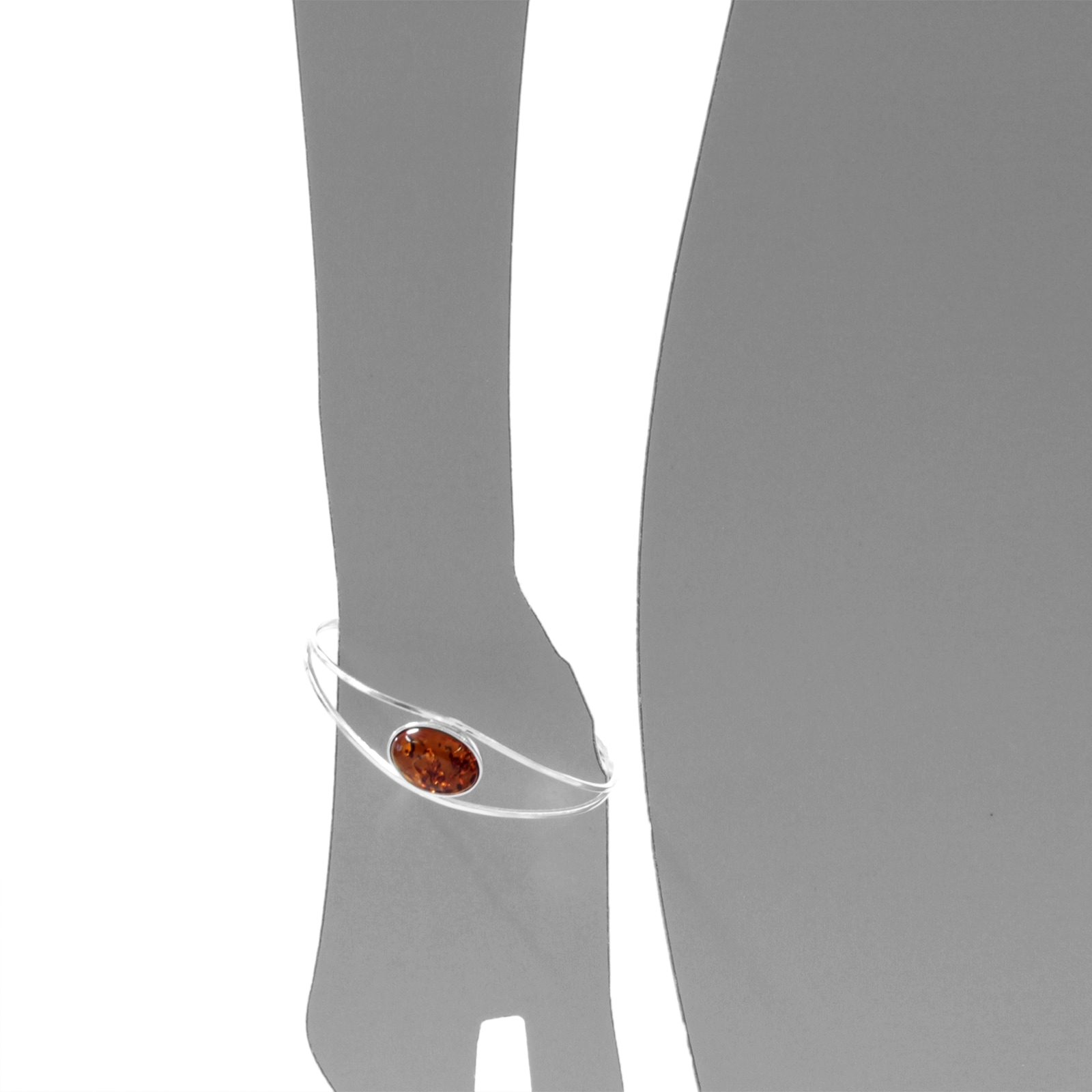 OSTSEE-SCHMUCK Armspange »- Clarissa - Silber 925/000 - Bernstein«
