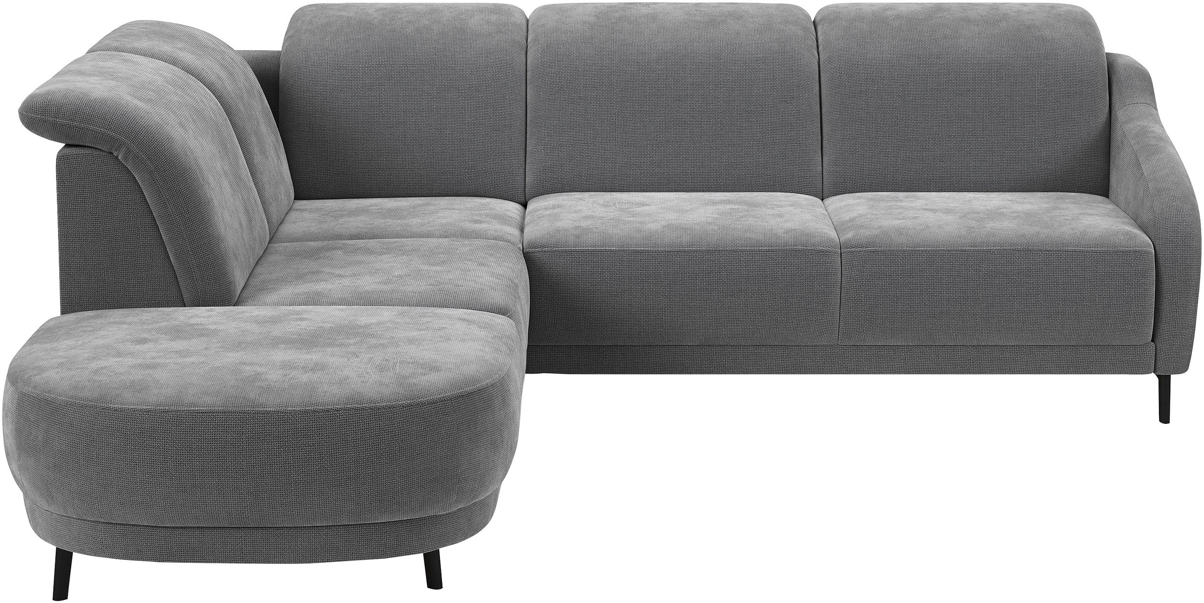 sit&more Ecksofa »Blues L-Form«, wahlweise mit Klapptisch und USB