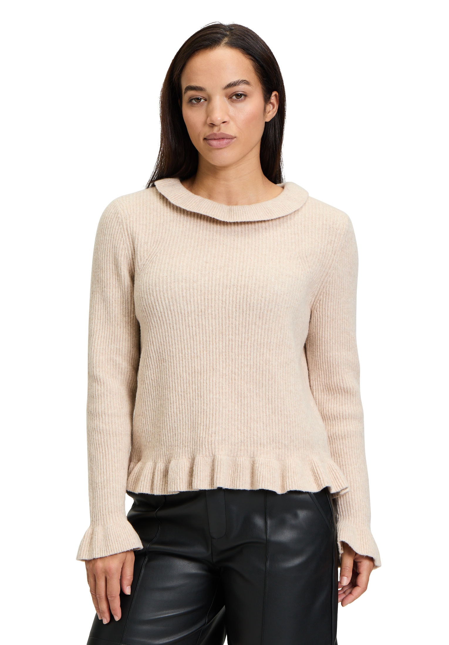 Cartoon Strickpullover »Strickpullover mit Rüschen«