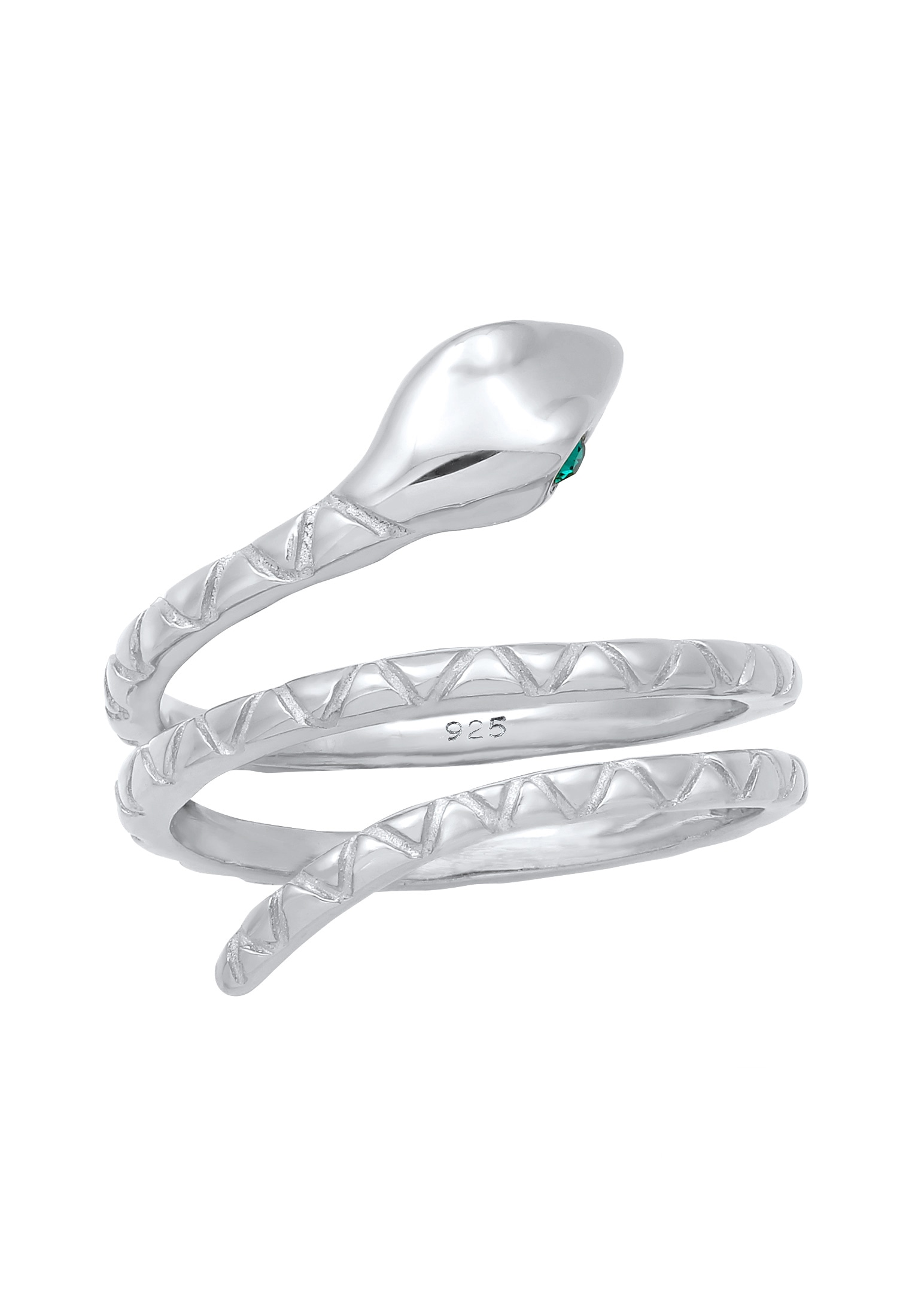 Elli Silberring »Ring Pinky Schlange Statement 925 Silber«