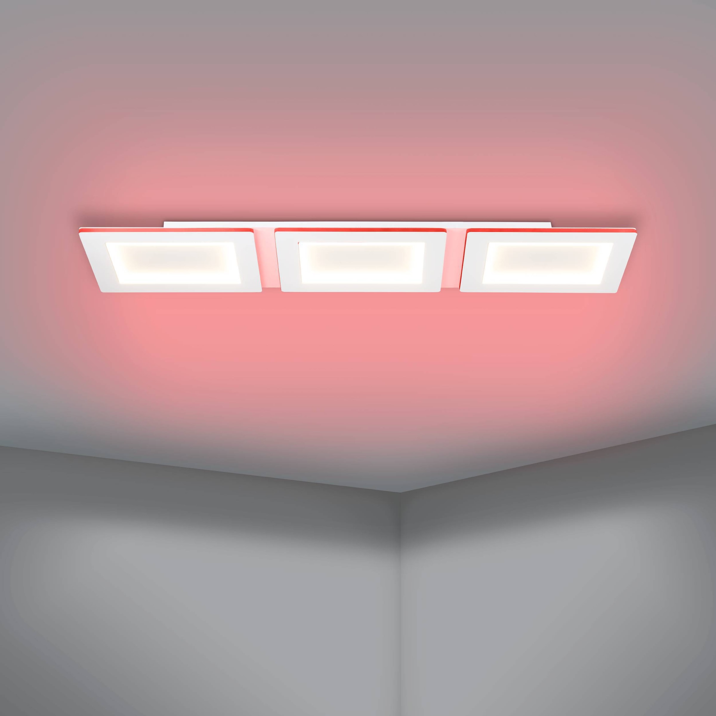 EGLO Deckenleuchte »Padrogiano-Z Deckenleuchte, ZigBee 3.0, App und Sprachsteuerung, Lampe« LED-Modul 1 Stk. Kaltweiß | RGB ZigBee, App und Sprachsteuerung Alexa, RGB, dimmbar, Lampe, 120x30cm