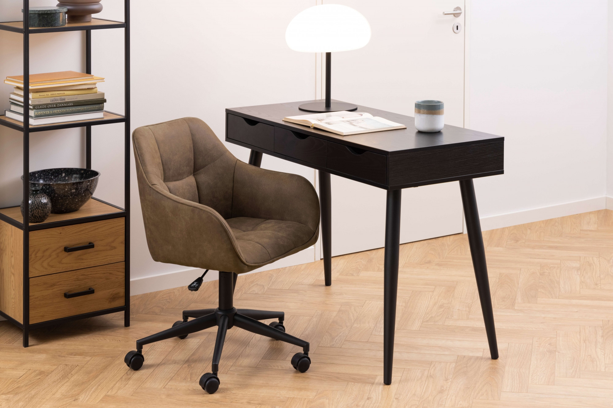 ACTONA GROUP Schreibtisch »Neptun«, Bürotisch, Arbeitstisch, mit 3 Schubladen, Breite 110 cm