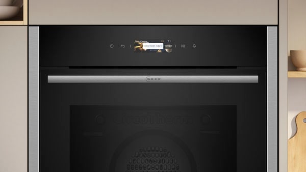 NEFF Pyrolyse Backofen N 70 »B24CR71N0«, mit Teleskopauszug nachrüstbar, Pyrolyse-Selbstreinigung, AirFry-Funktion