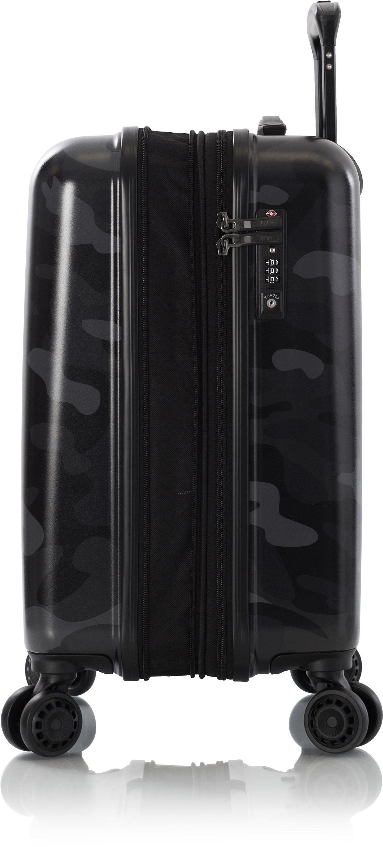 Heys Hartschalen-Trolley »Black Camo, 53 cm«, 4 Rollen, Heys x Joachim Llambi Hartschalen-Koffer Volumenerweiterung