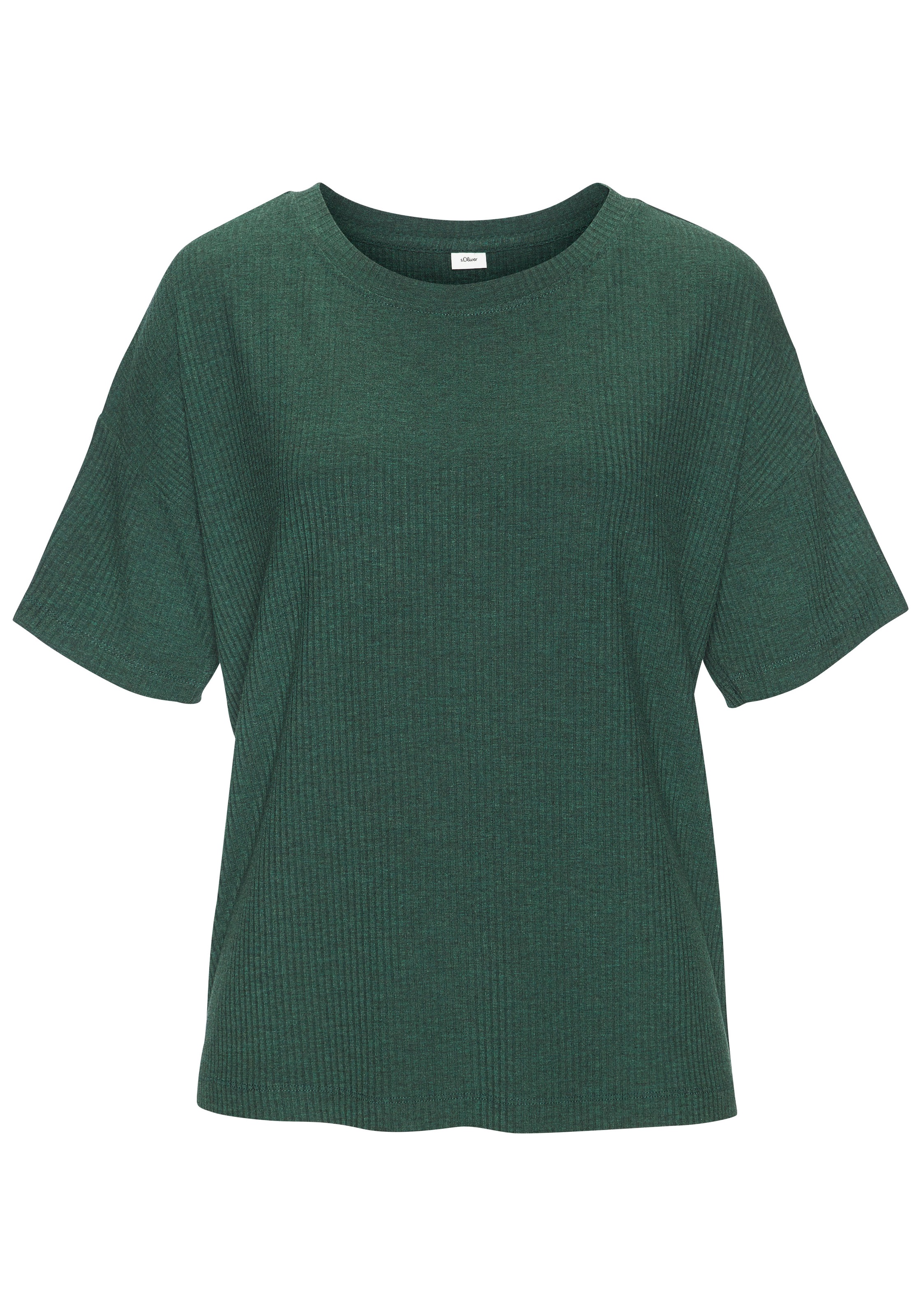 s.Oliver T-Shirt, Aus weicher Rippqualität