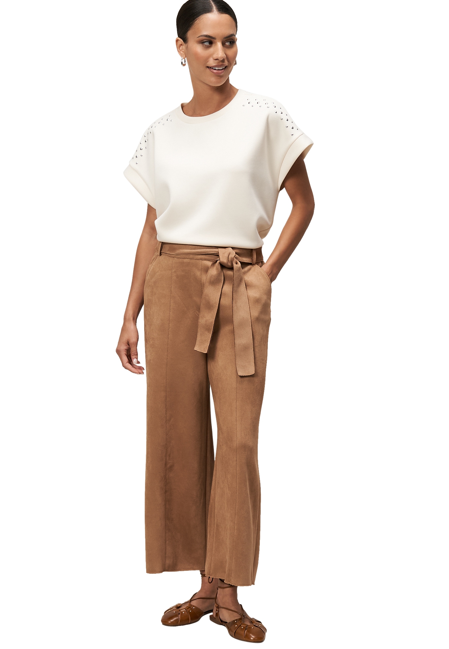 Zero Sweatshirt »Sweatshirt mit Nieten«
