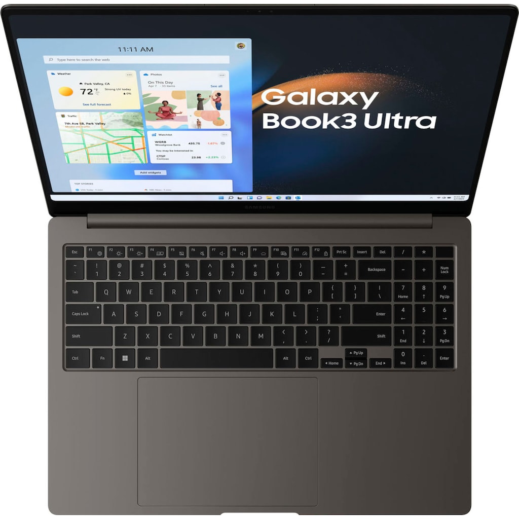 Samsung Notebook »Galaxy Book3 Ultra«, 40,62 cm, / 16 Zoll, Intel, Core i7, GeForce RTX 4050, 1000 GB SSD