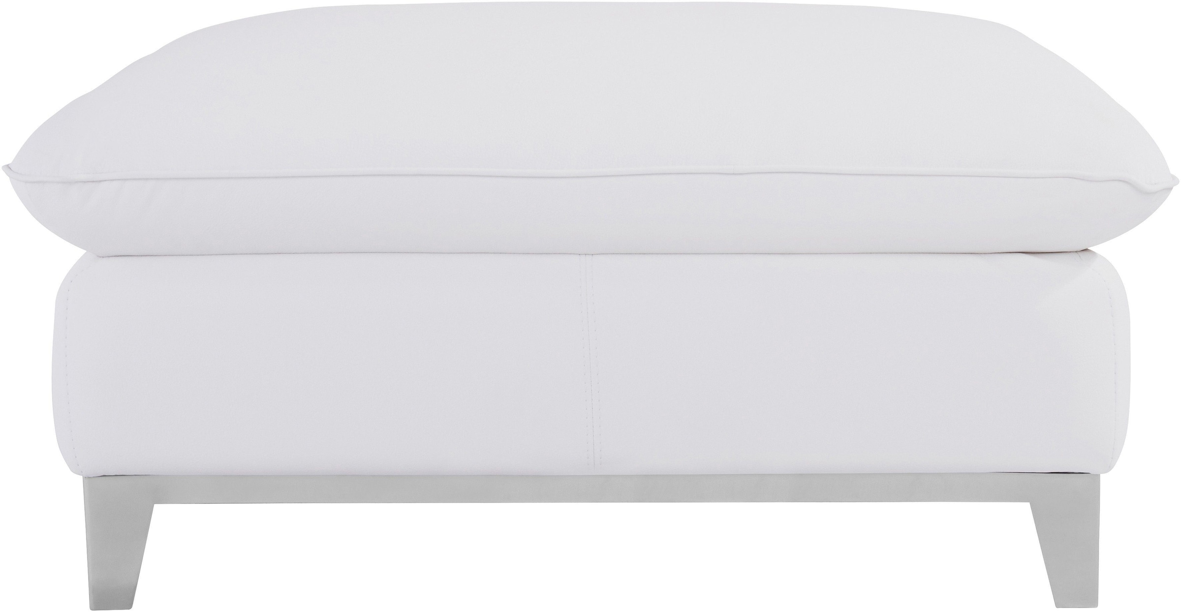 COTTA Polstergarnitur »Teresa«, (Set), Set: bestehend aus Ecksofa und Hocker, Ecksofa wahlweise Bettfunktion