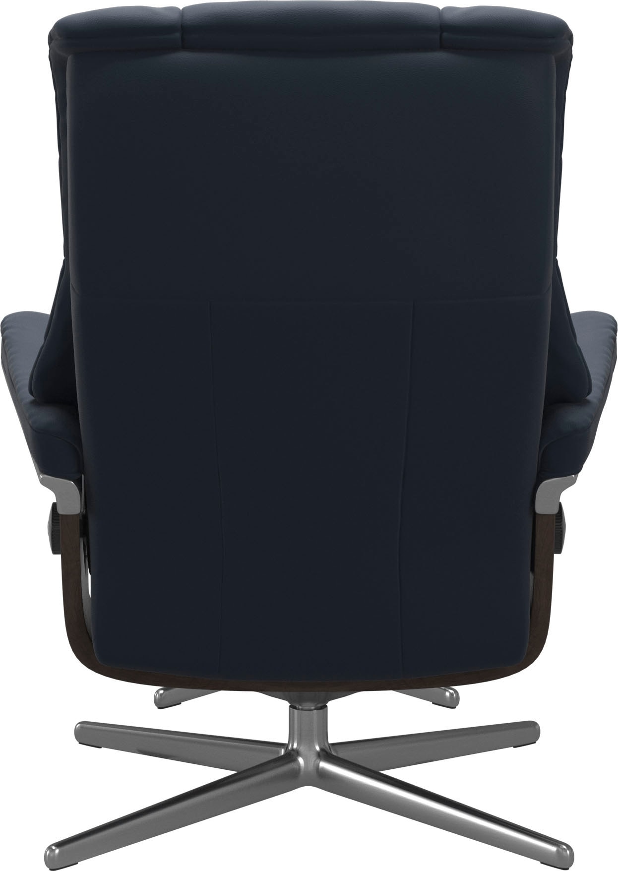 Stressless® Relaxsessel »Mayfair«, (Set, Relaxsessel mit Hocker), mit Hocker, mit Cross Base, Größe S, M & L, Holzakzent Wenge
